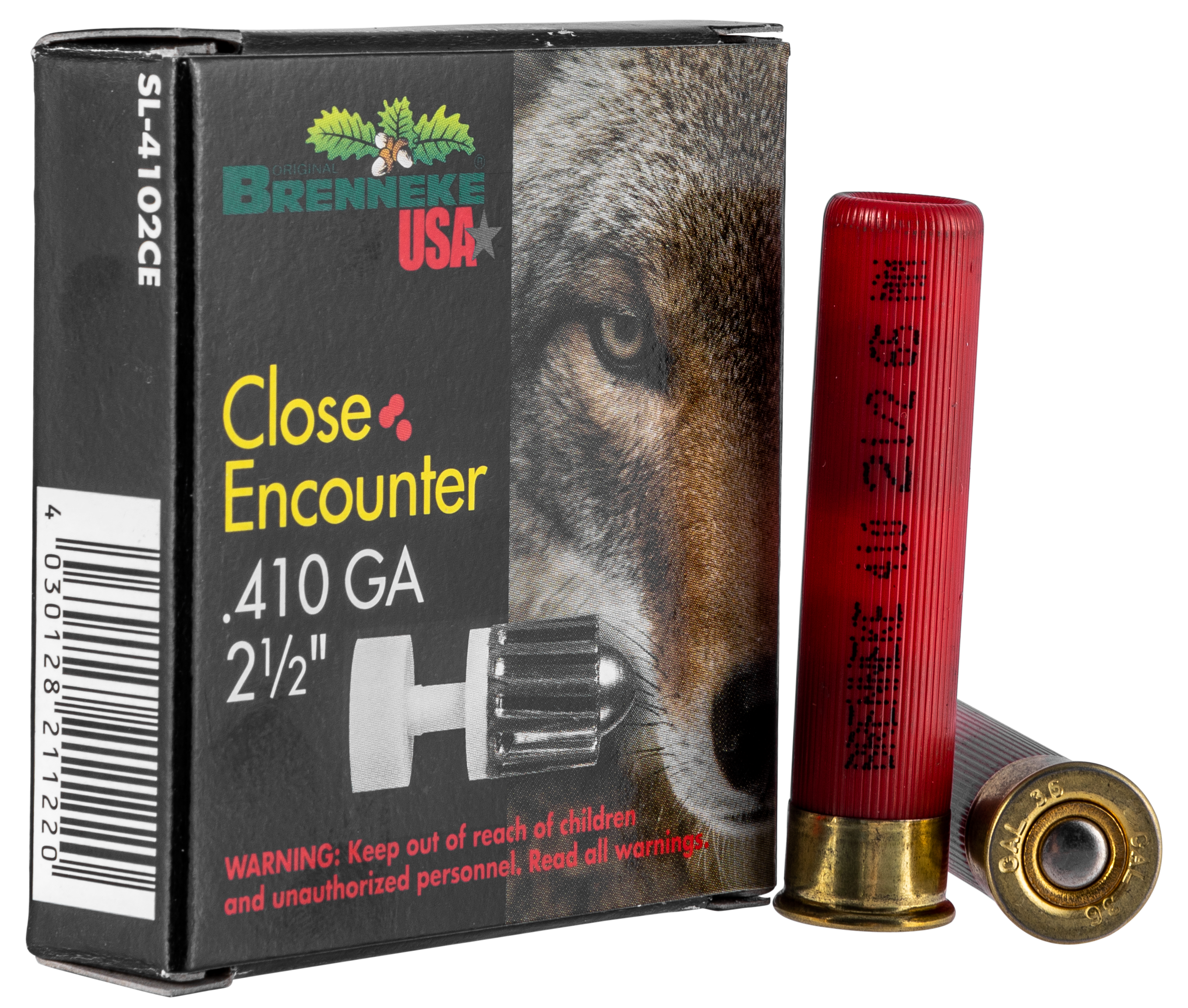 Brenneke Close Encounter 410 Gauge 2.50 1/4 oz Sabot Slug SL4102CE (Box)