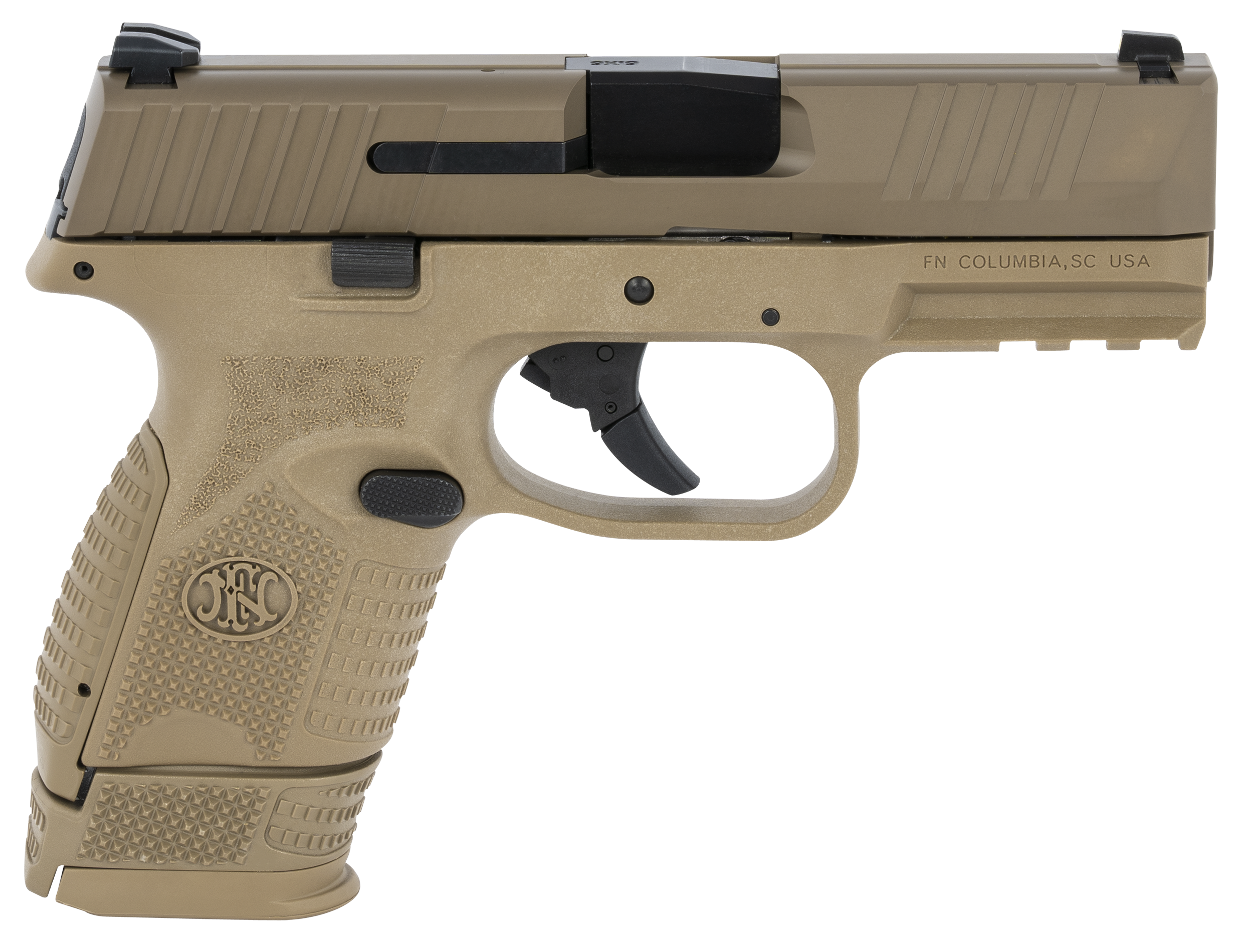 FN 509 Compact 9mm 3.70" 12+1/15+1 (Polymer FDE)