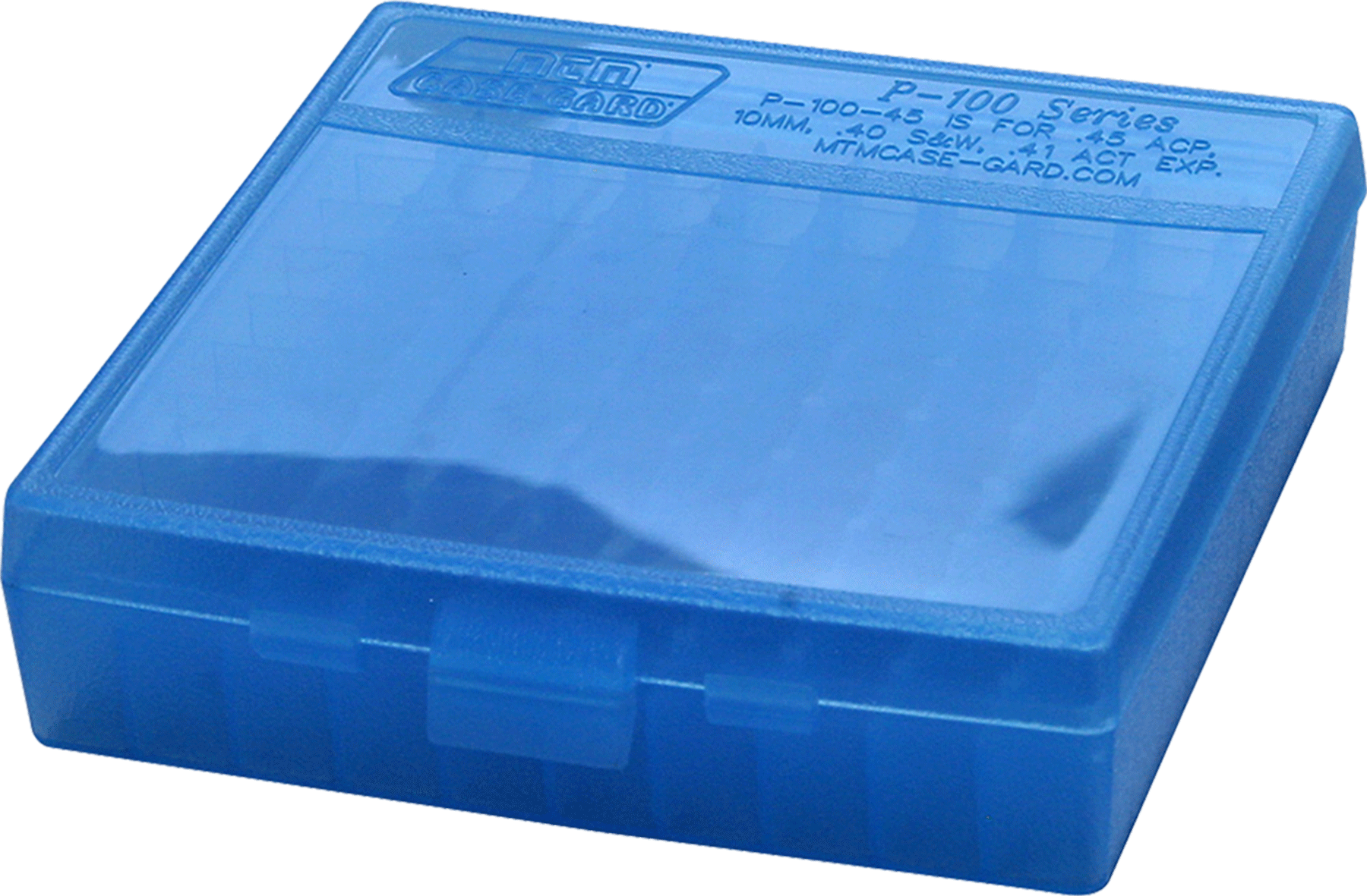 Mtm Case-gard Mtm P-100-45-24 100rd Pstl Box 45a-10m Bl