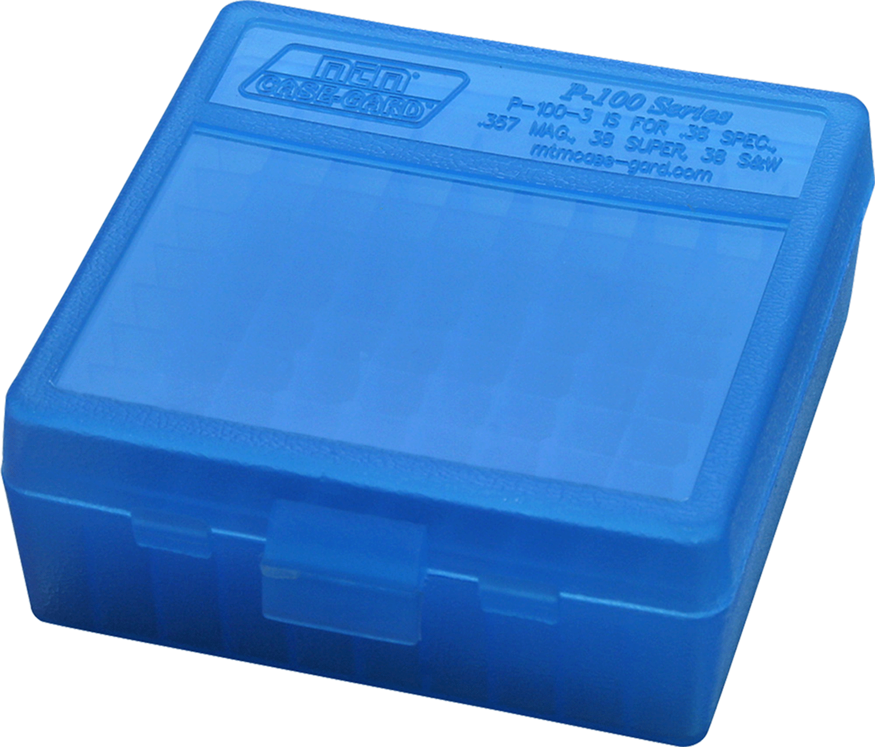 Mtm Case-gard Mtm P-100-3-24 100rd Pstl Box 38-357 Bl
