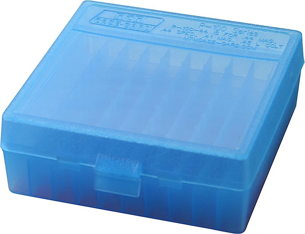 Mtm Case-gard Mtm P-100-44-24 100rd Pstl Box 44m-45l Bl