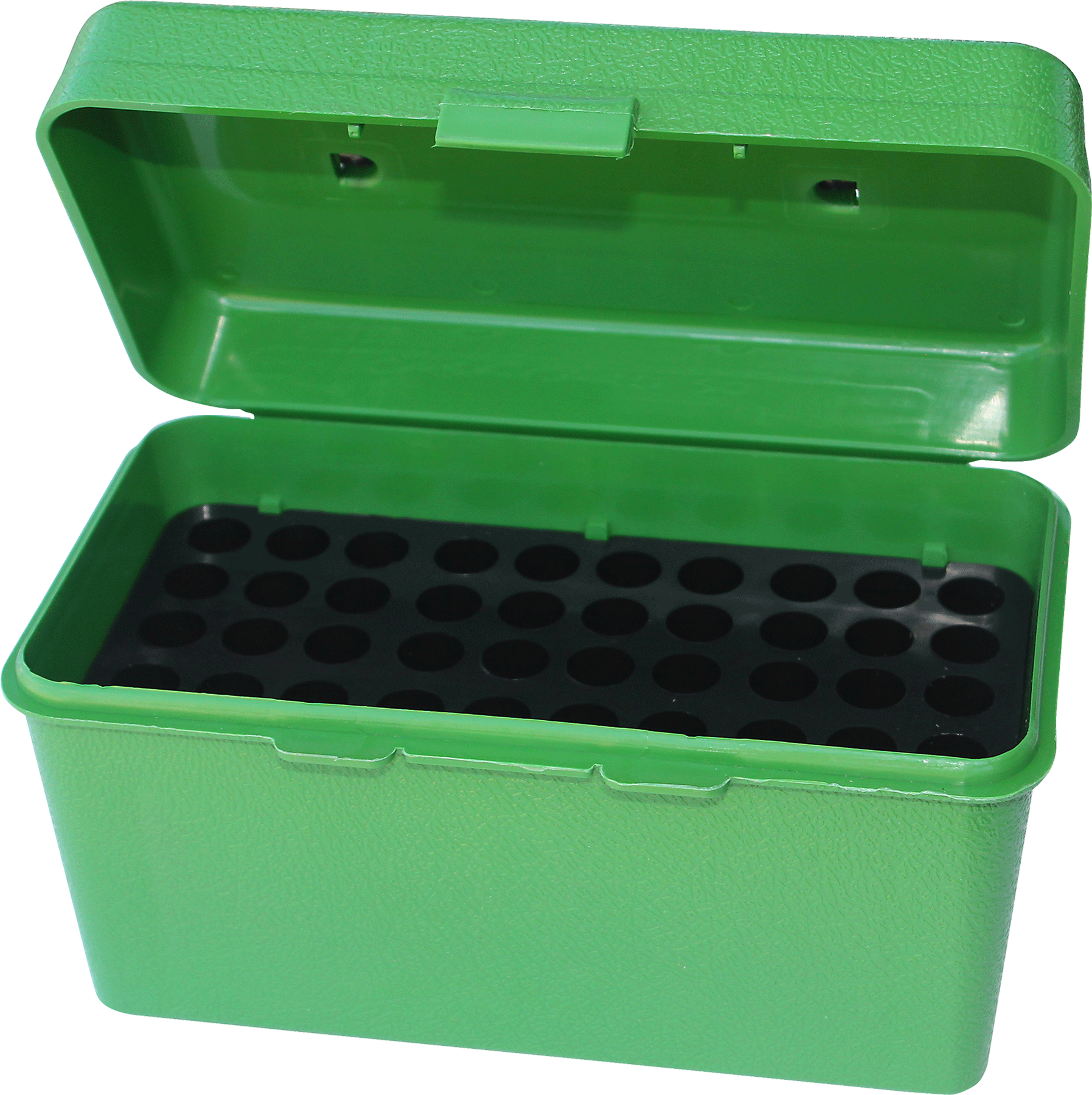 MTM Case-Gard Deluxe H-50 Series Rifle Ammo Box 50 Rounds (Green)