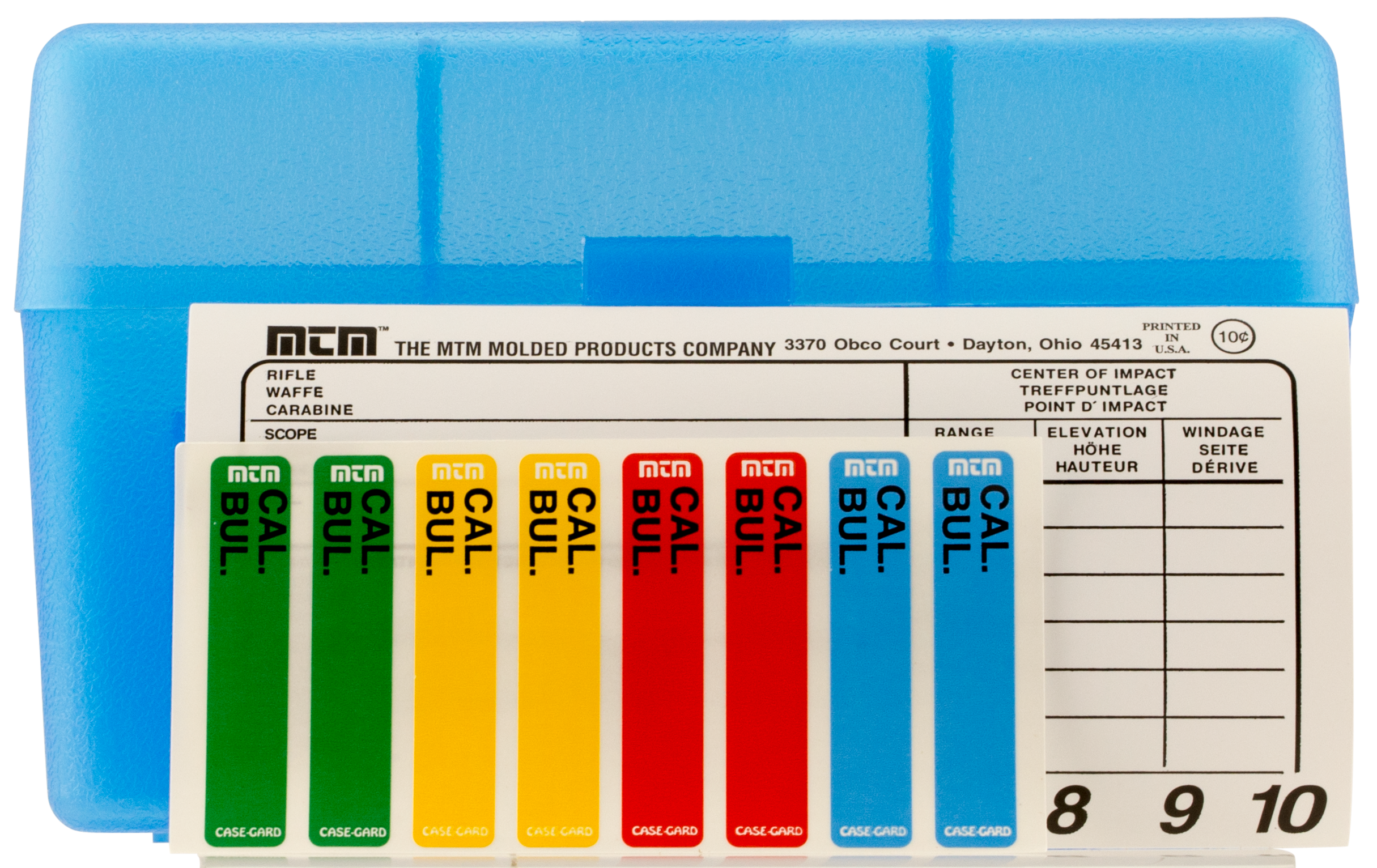 Mtm Case-gard  Mtm Rl-50-24     50rd Ammo  Box 270/3006 Blu