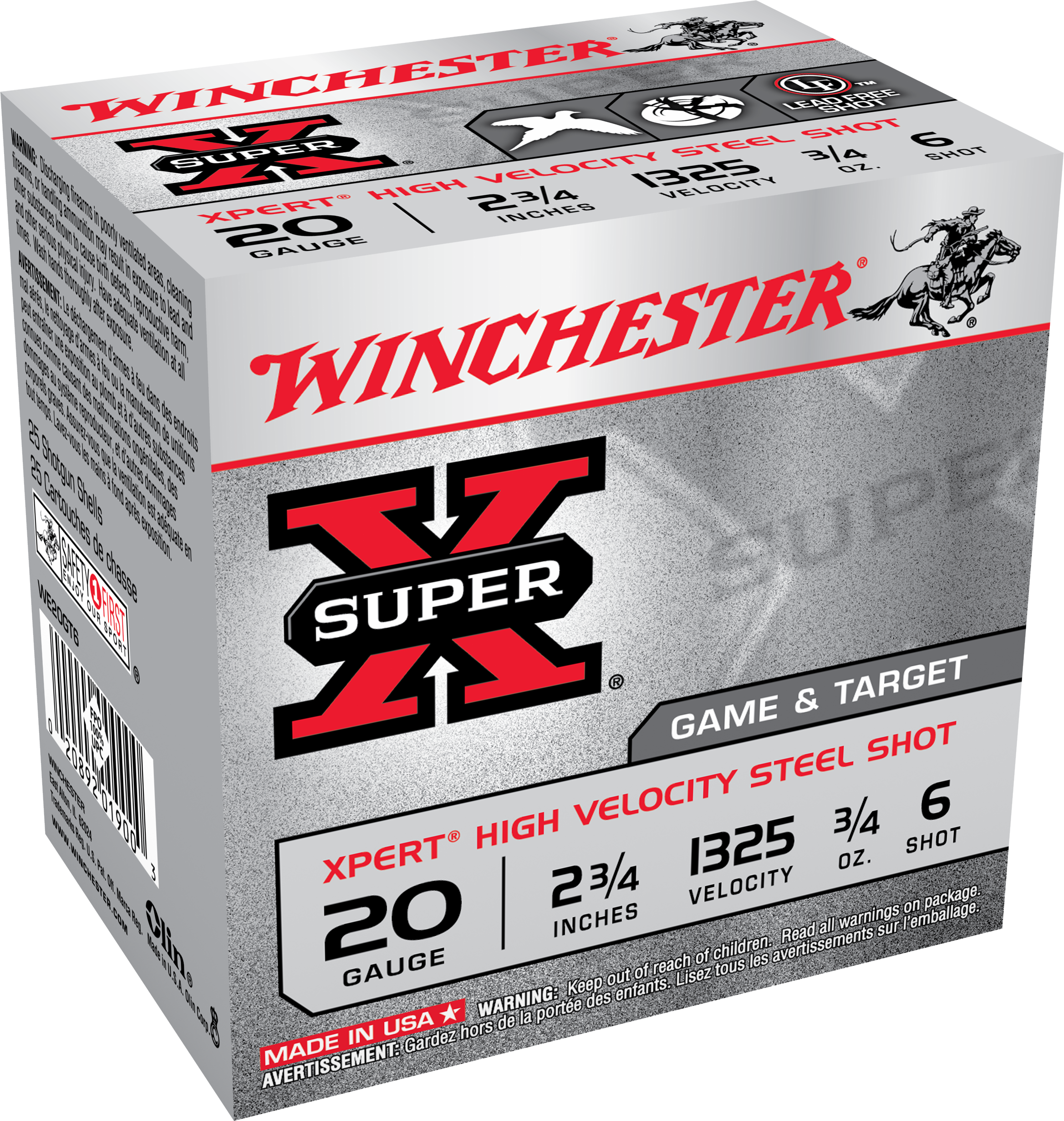 Winchester Super X 28 Gauge 2.75 5/8 oz 6 Shot WE28GT6 (Box)