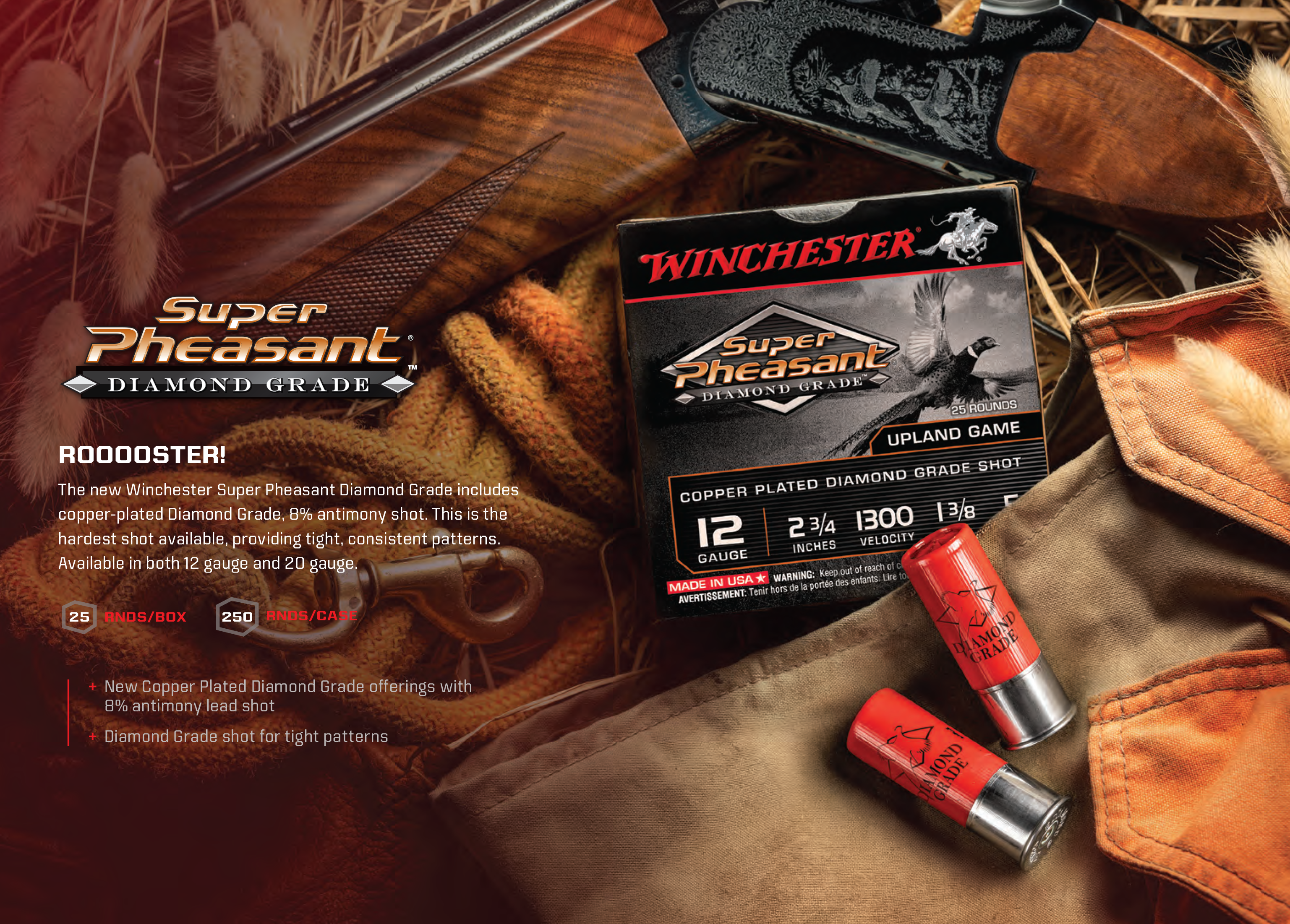 Winchester Super Pheasant 12 Gauge 2.75 1 3/8 oz 5 Shot SPDG125 (Box)