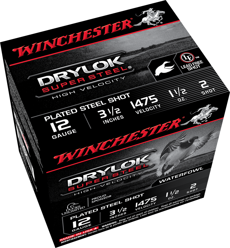 Winchester Drylok Super Steel 12 Gauge 3.50 1 1/2 oz 2 Shot SSH12LH2 (Box)
