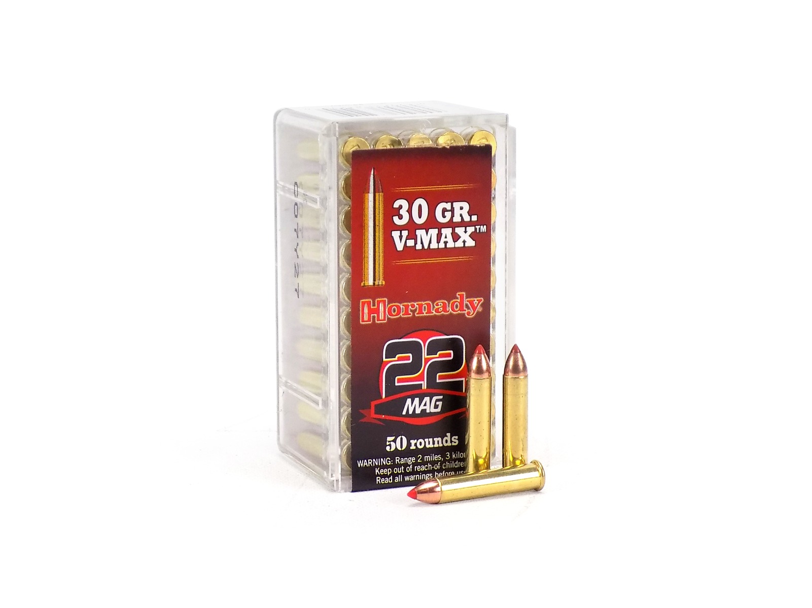 Hornady 22 Magnum 30 Grain V-MAX (Box)