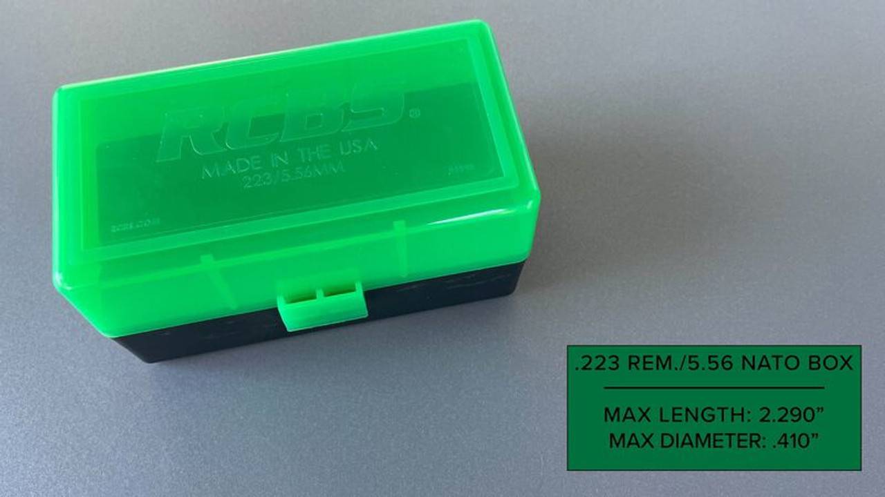 RCBS Impact Resistant Ammo Box .223 Rem/5.56 NATO