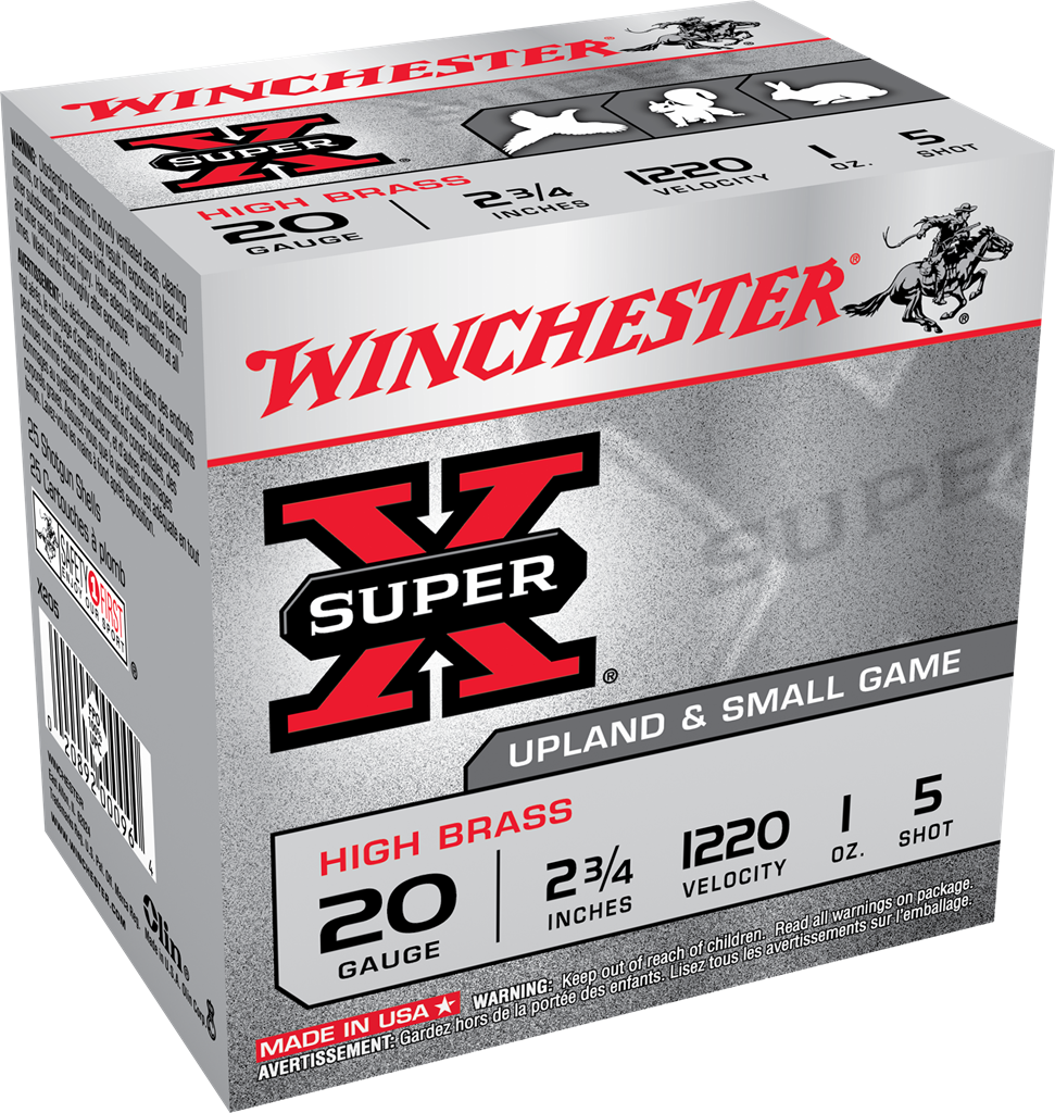 Winchester Super X 20 Gauge 2.75 1 oz 5 Shot X205 (Box)