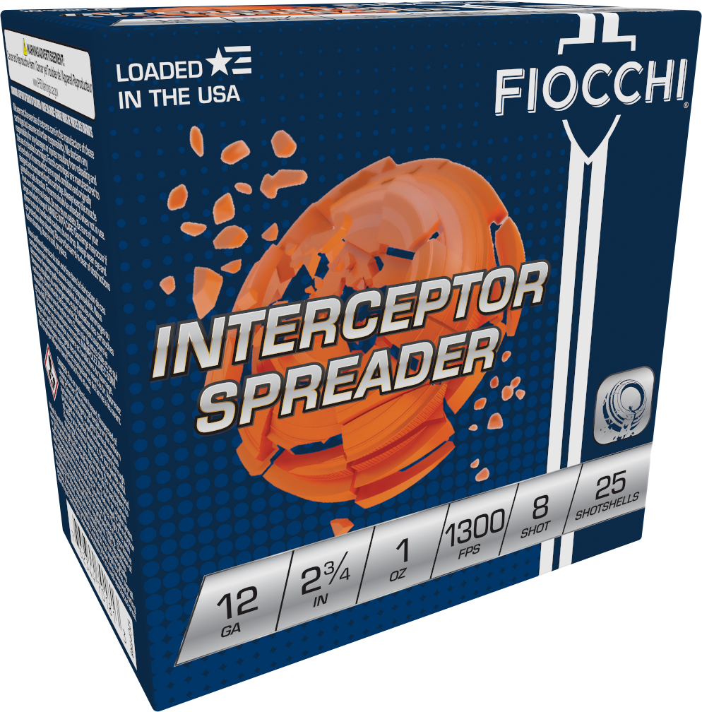 Interceptor Spreader 12 Gauge Ammo - Crusher Spreader 12 Gauge 2-3/4'''' 1oz #8 Shot 25/Box