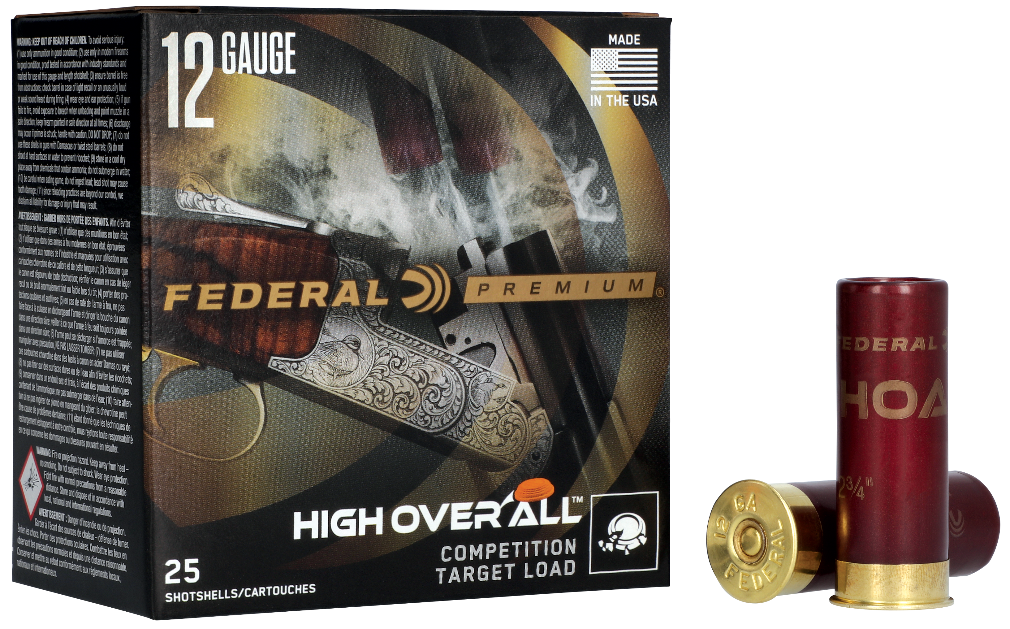 Federal Premium 12 Gauge 2.75 1 1/8 oz 8 Shot HOA12HC8 (Box)