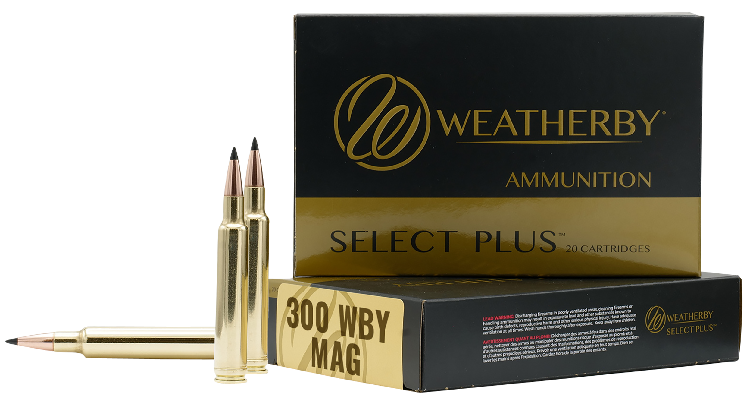 Weatherby Select Plus 300 Wthby Mag 180 Grain Barnes Tipped TSX Lead Free (Box)