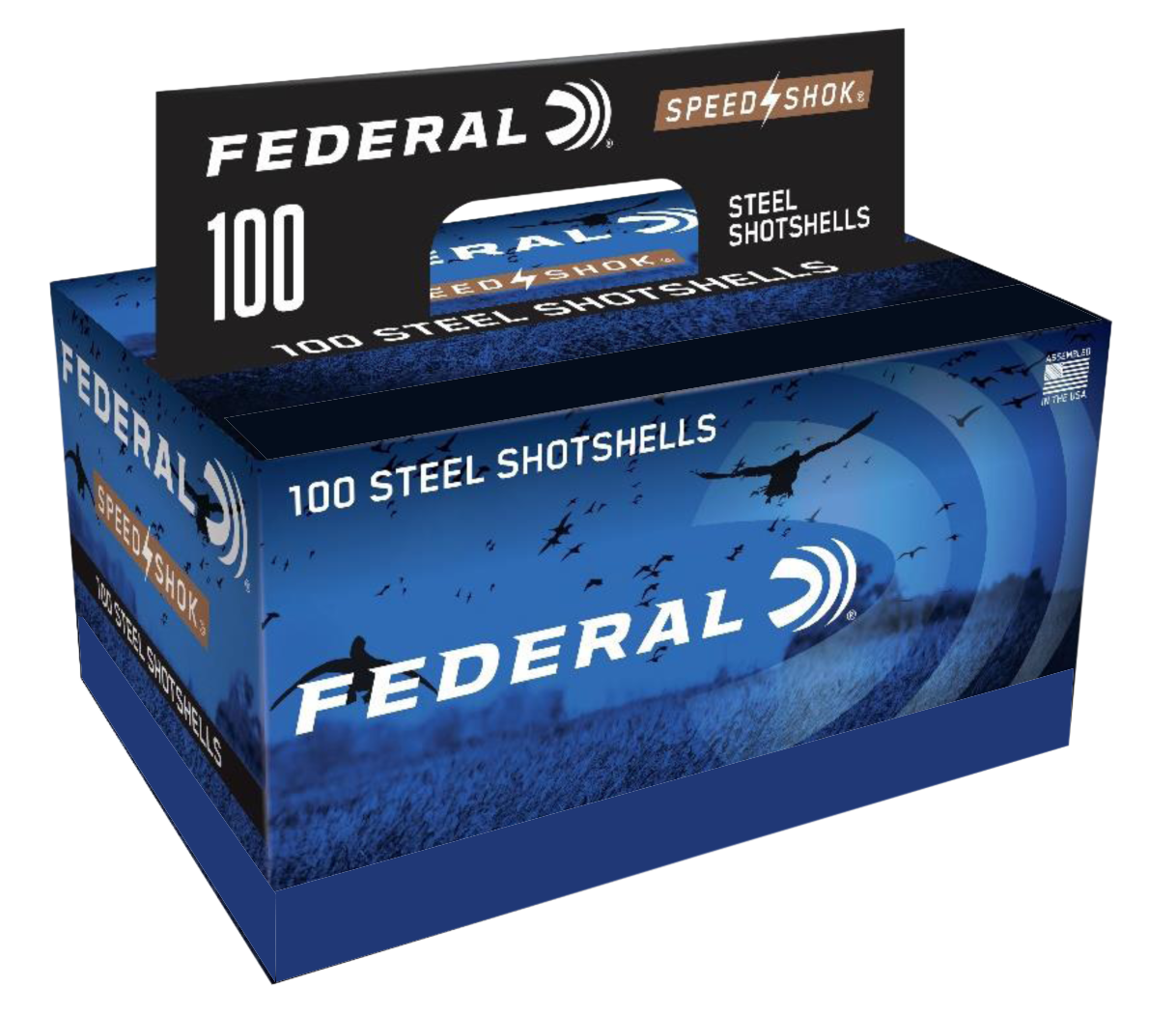 Federal Speed-Shok Waterfowl 12 Gauge Ammo 3" BB Steel Shot 1-1/4 oz Box of 100