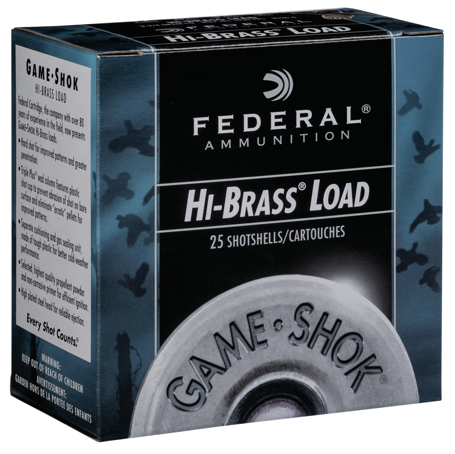 Federal Game-shok 12 Gauge 2.75 1 1/4 oz 4 Shot H1264 (Box)
