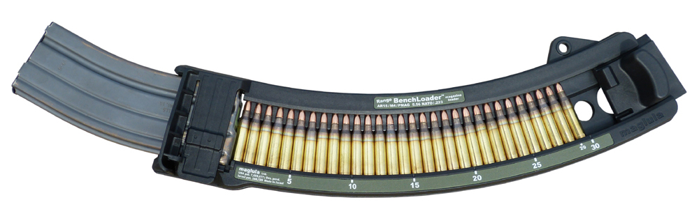 Maglula Loader AR-15/M4 BenchLoader Mag Loader 223/5.56 Polymer Black