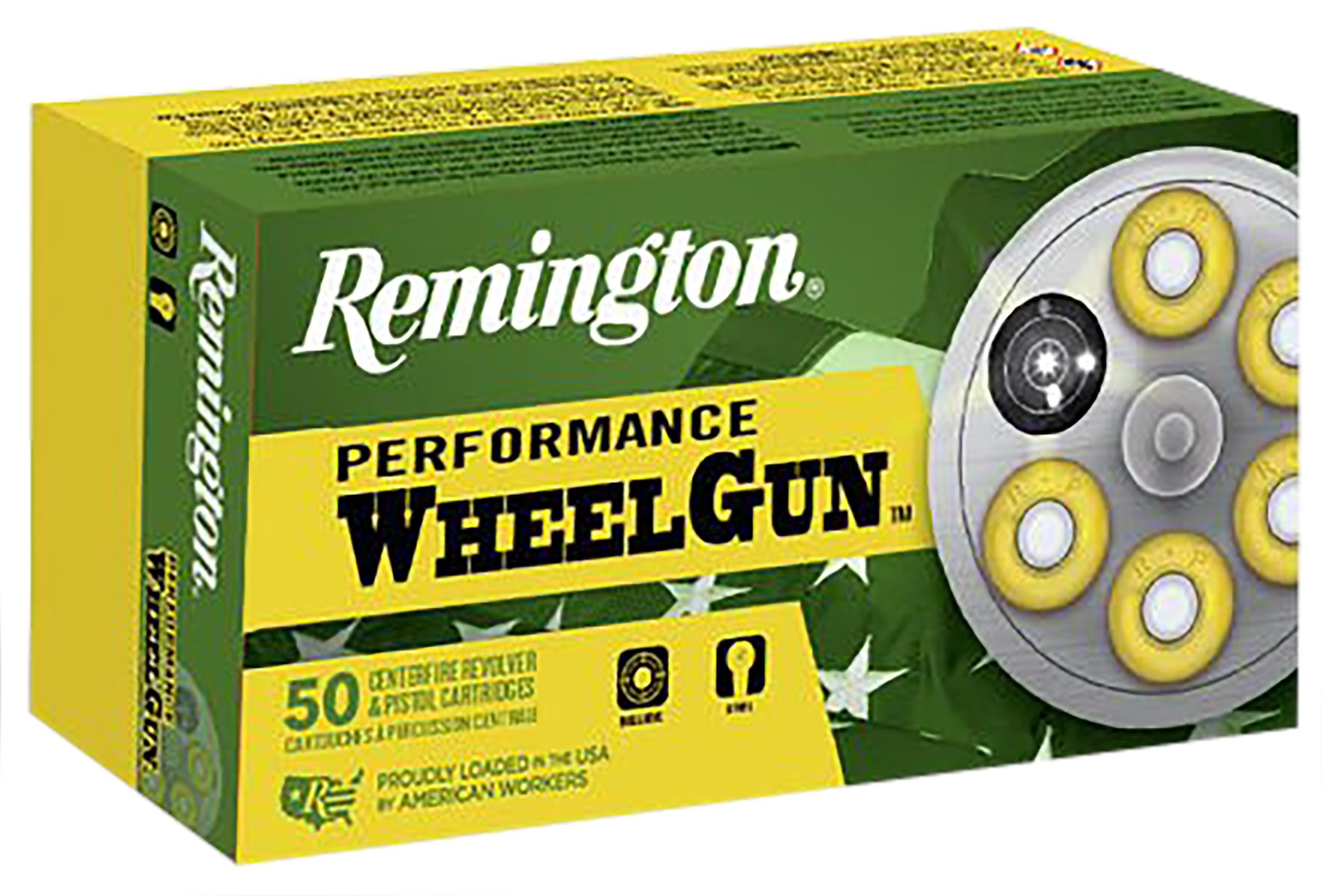 Remington Performance Wheelgun 357 Magnum 158 Grain Lead Semi Wadcutter 22223 (Box)