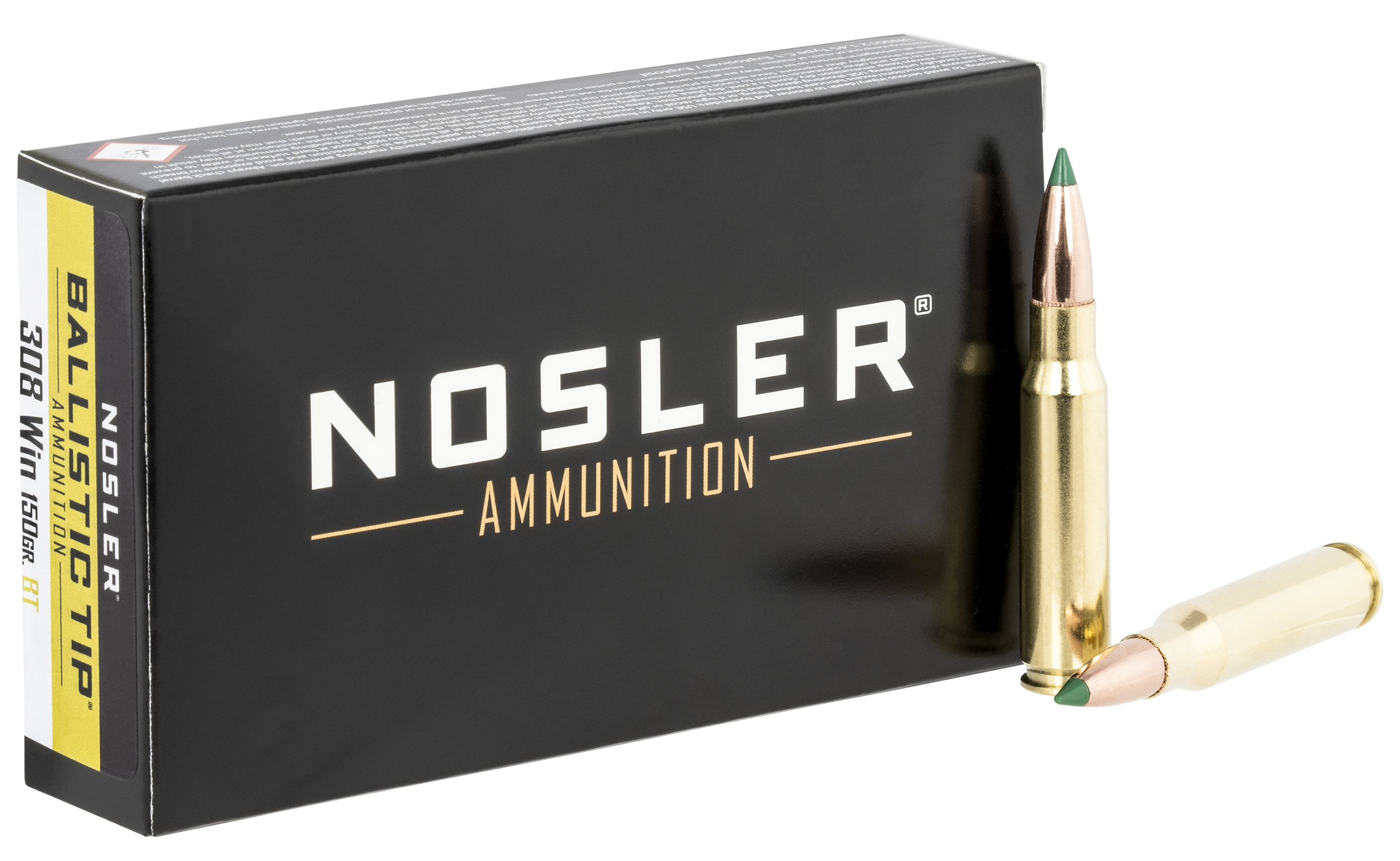 Nosler Ballistic Tip Varmint 308 Winchester 150 Grain Spitzer Ballistic Tip Varmint (Box)