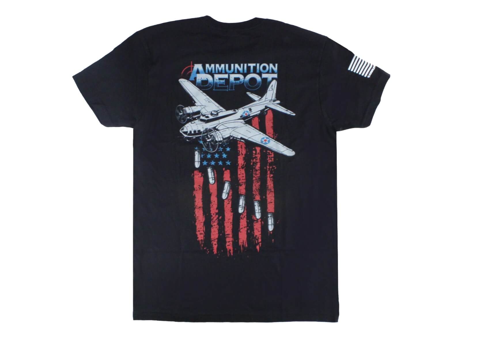 Ammunition Depot Dropping Bombs T-Shirt (Medium)