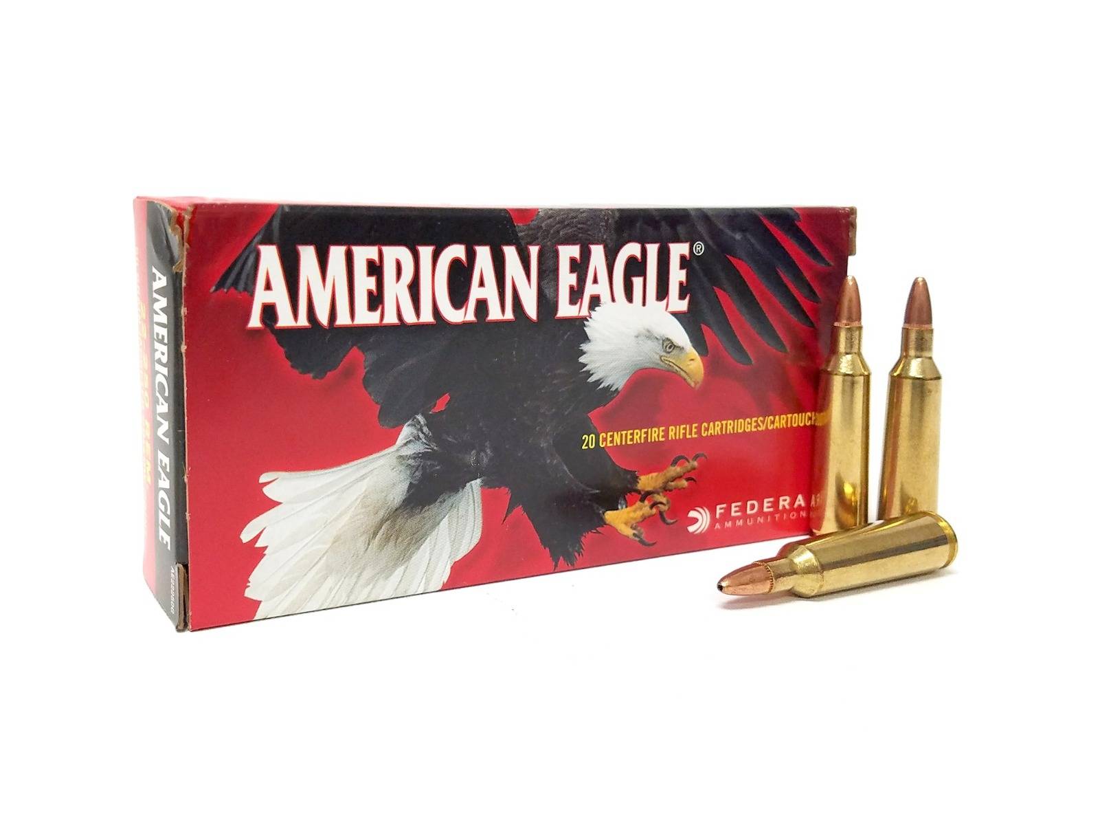 Federal American Eagle 22-250 Remington 50 Grain JHP (Box)
