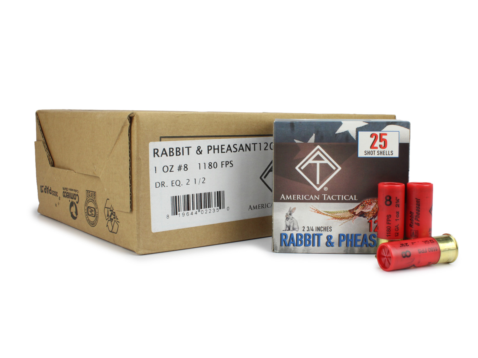 ATI Rabbit & Pheasant 12 Gauge 1 Oz 8 Shot (Case)