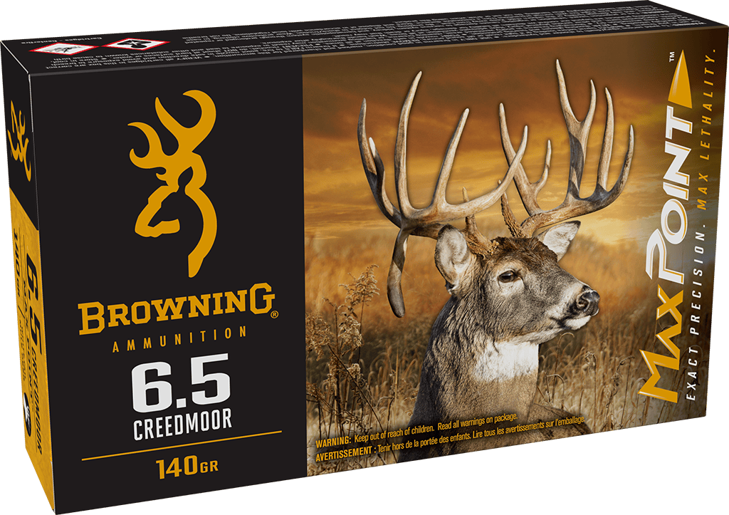 Browning Ammo Max Point 6.5 Creedmoor 140 Gr Max Point (Case)