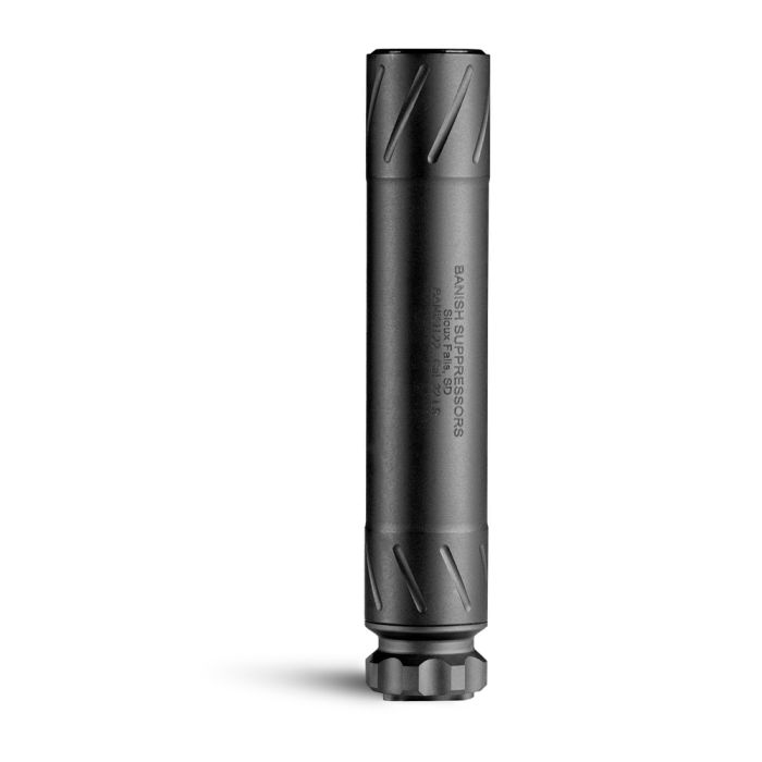 BANISH 22 Suppressor | .22 Caliber and Smaller - Black (Trust)