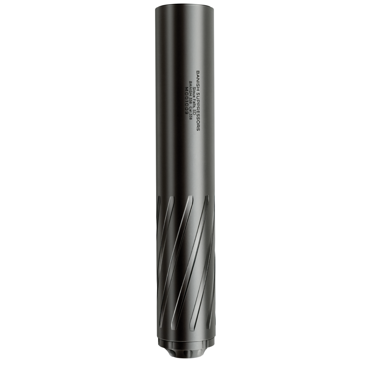 Banish 338 338 Caliber Rifle Suppressor - Banish 338 338 Caliber Rifle Suppressor Black