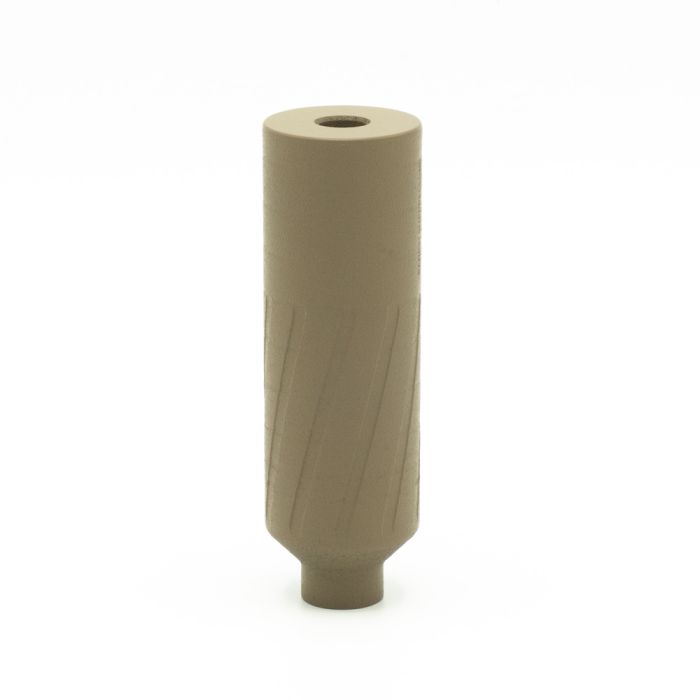 BANISH 9K Suppressor | 9mm 380 5.7x28 300BLK Compatible | 1/2X28 - FDE (Trust)