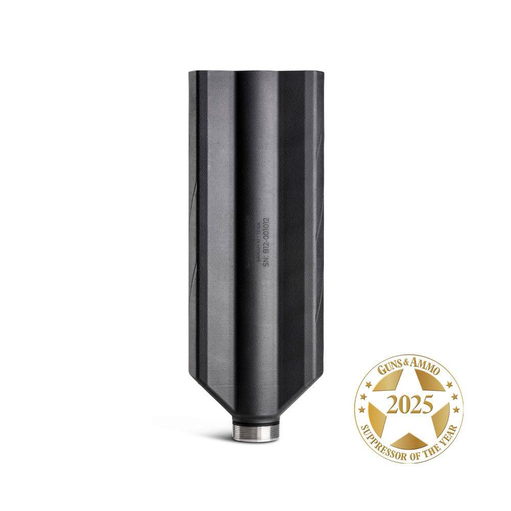BANISH SGN 12 TI - 12 Gauge Shotgun Suppressor - Black (Personal)