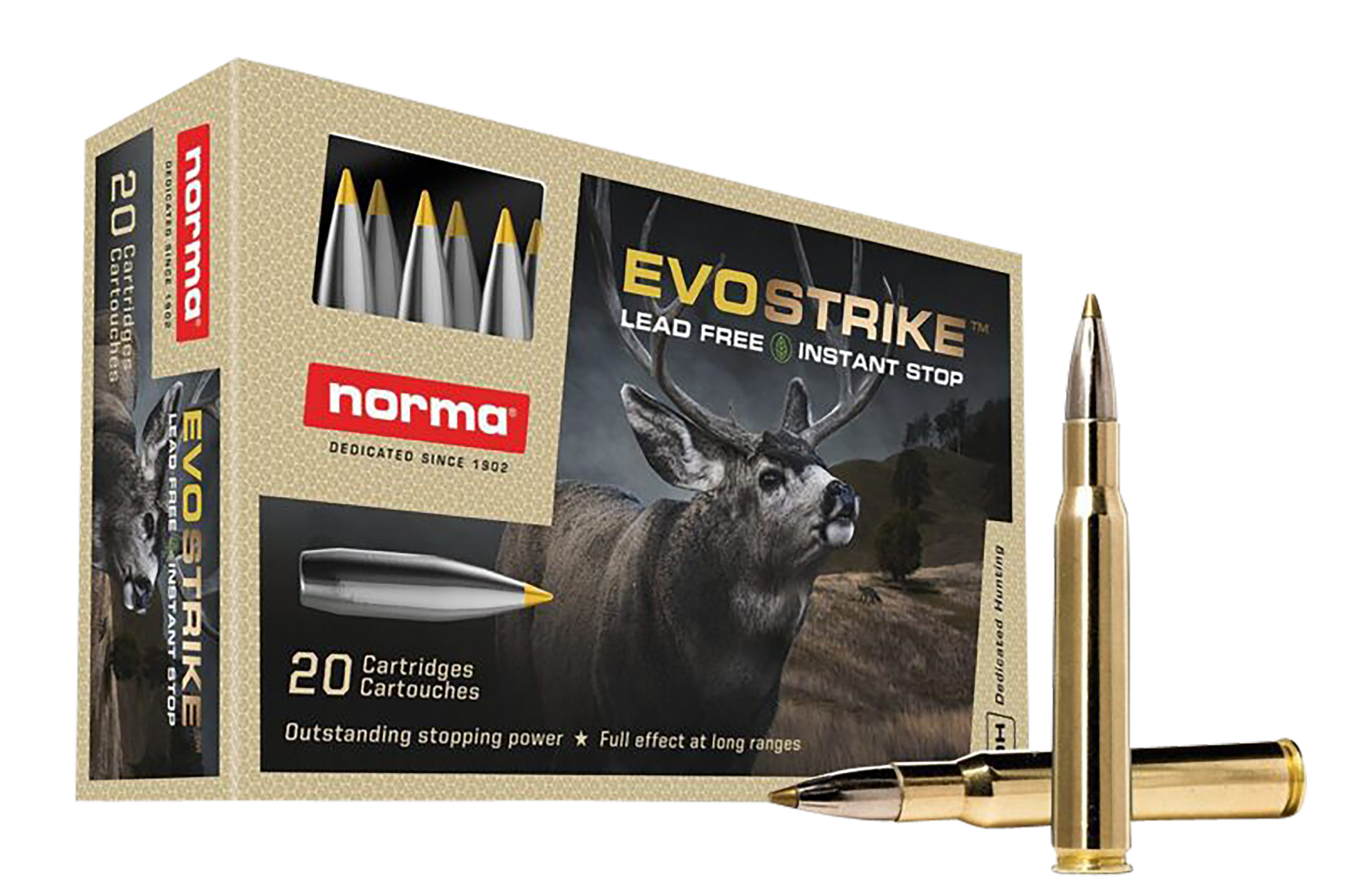 Norma Ammunition Dedicated Hunting 30-06 Springfield 139 Grain Polymer Tip (Box)