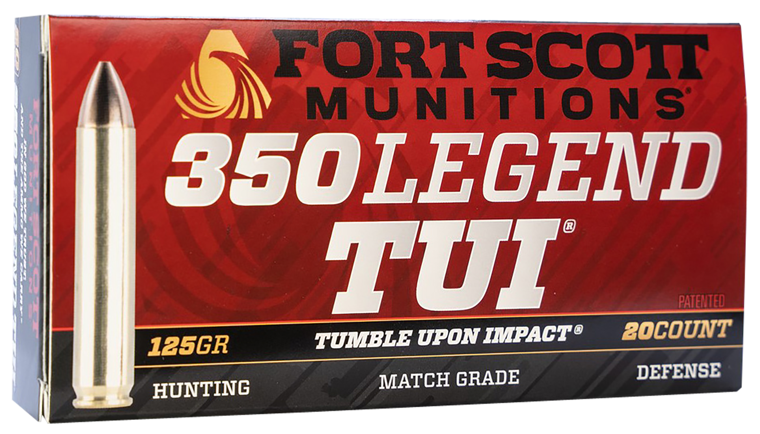 Fort Scott Munitions Tumble Upon Impact 350 Legend 125 Gr Solid Copper Spun (Box)