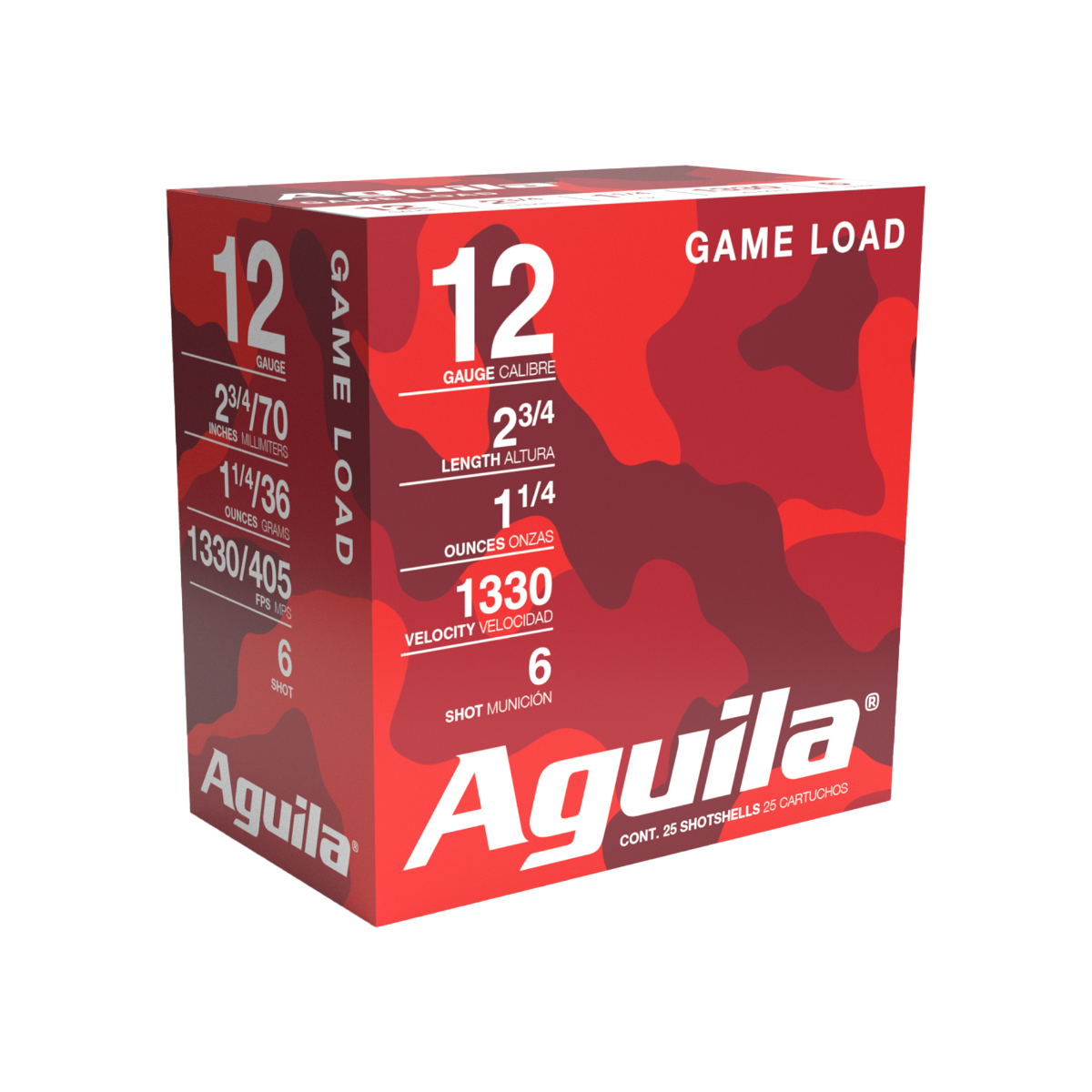Aguila Birdshot 12 Gauge 2.75 1 1/4 oz 6 Shot 1CHB1206 (Box)