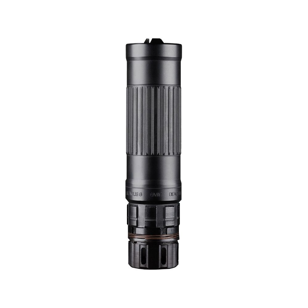 Dead Air Lazarus 6 Black Suppressor | 5.56 NATO 6MM ARC | KEYMO - Black (Trust)