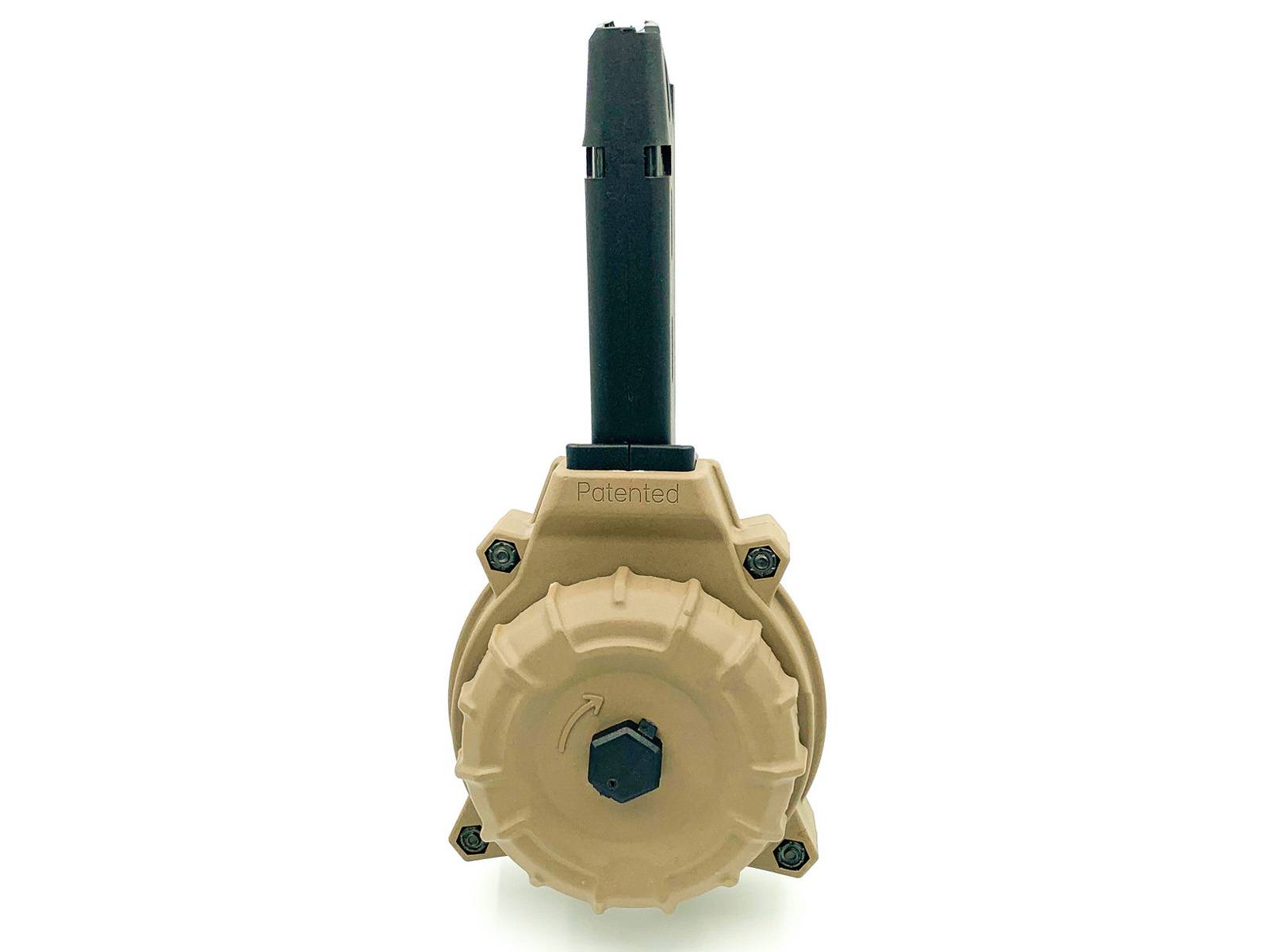 ProMag Glock 17/19 9mm 50 Round Drum Magazine, Flat Dark Earth - DRM-A11-FDE