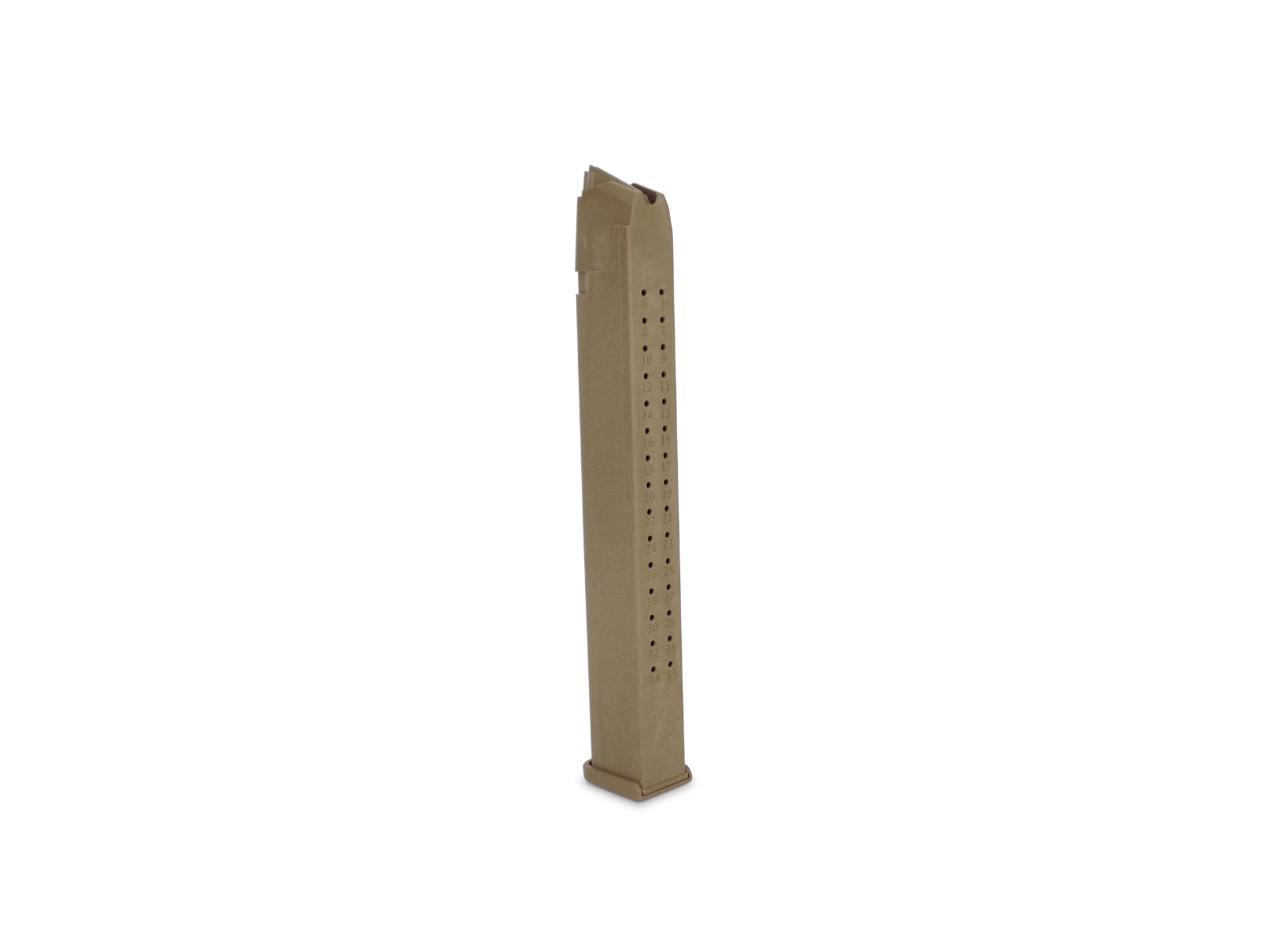 Toolman Tactical For Glock 9mm Magazine - 35 Round Coyote