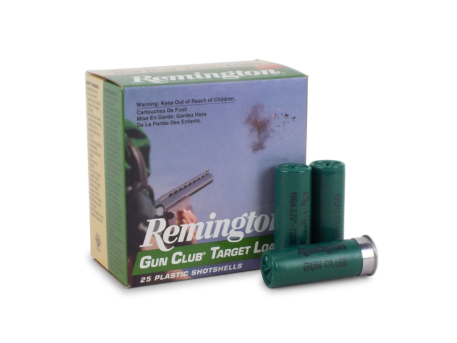Remington Gun Club Target Loads 12 Gauge 2.75 1-1/8 oz 7.5 Shot (Box)