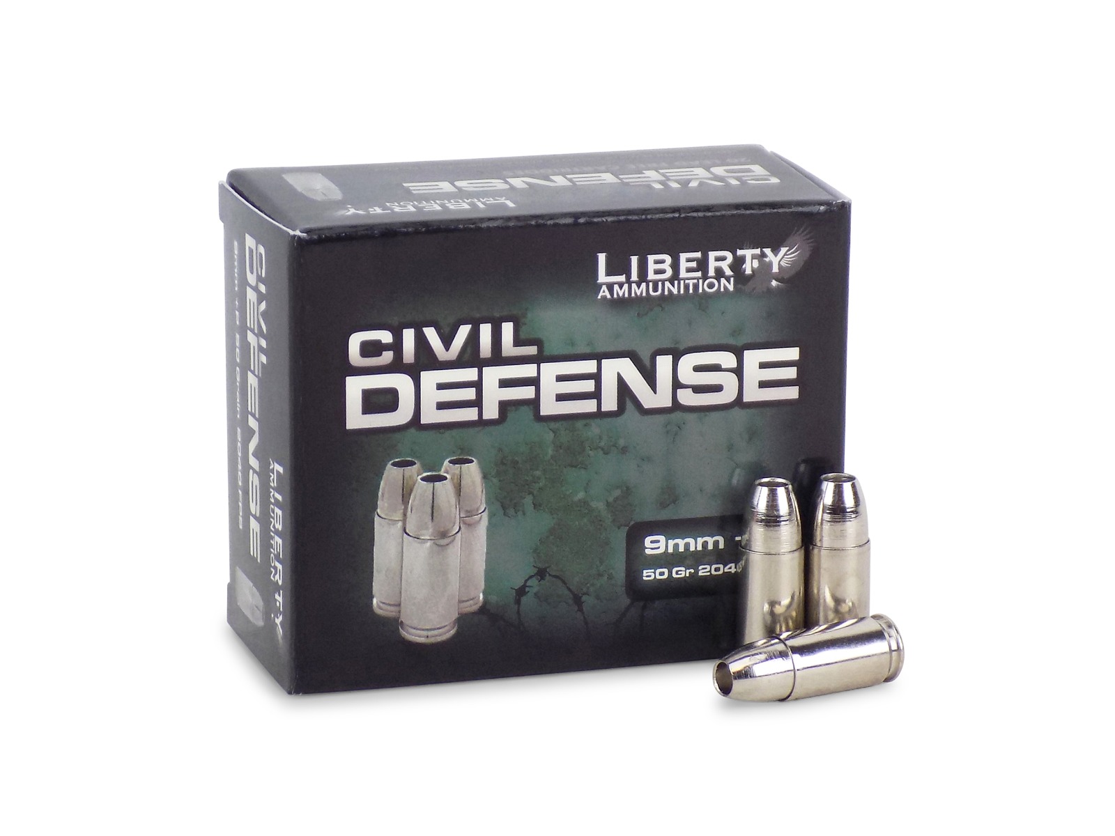 Liberty Civil Defense 9mm 50 Gr +P Lead-Free HP (Box)