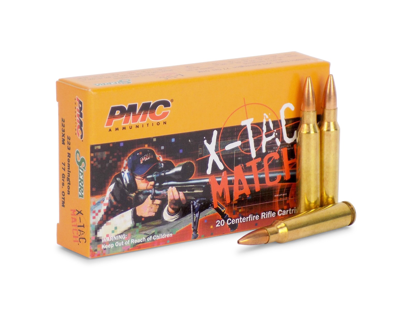 PMC X-TAC Match 223 Remington 77 Gr OTM (Box)