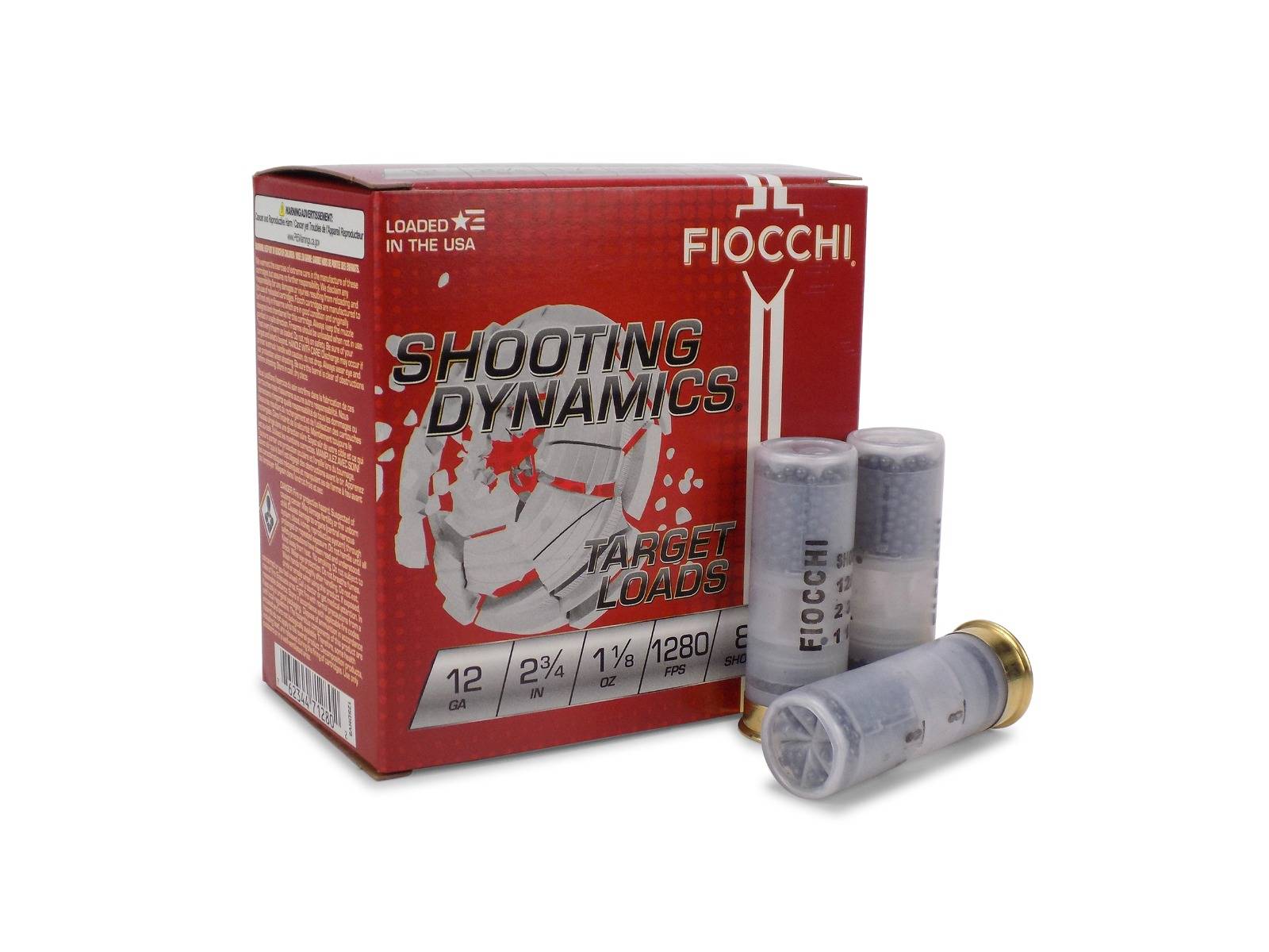 Shooting Dynamics 12 Gauge 2-3/4'''' #8 Shot Shotgun Ammo - Shooting Dynamics 12 Gauge 2-3/4'''' 1-1/8oz #8 Shot 25/Box