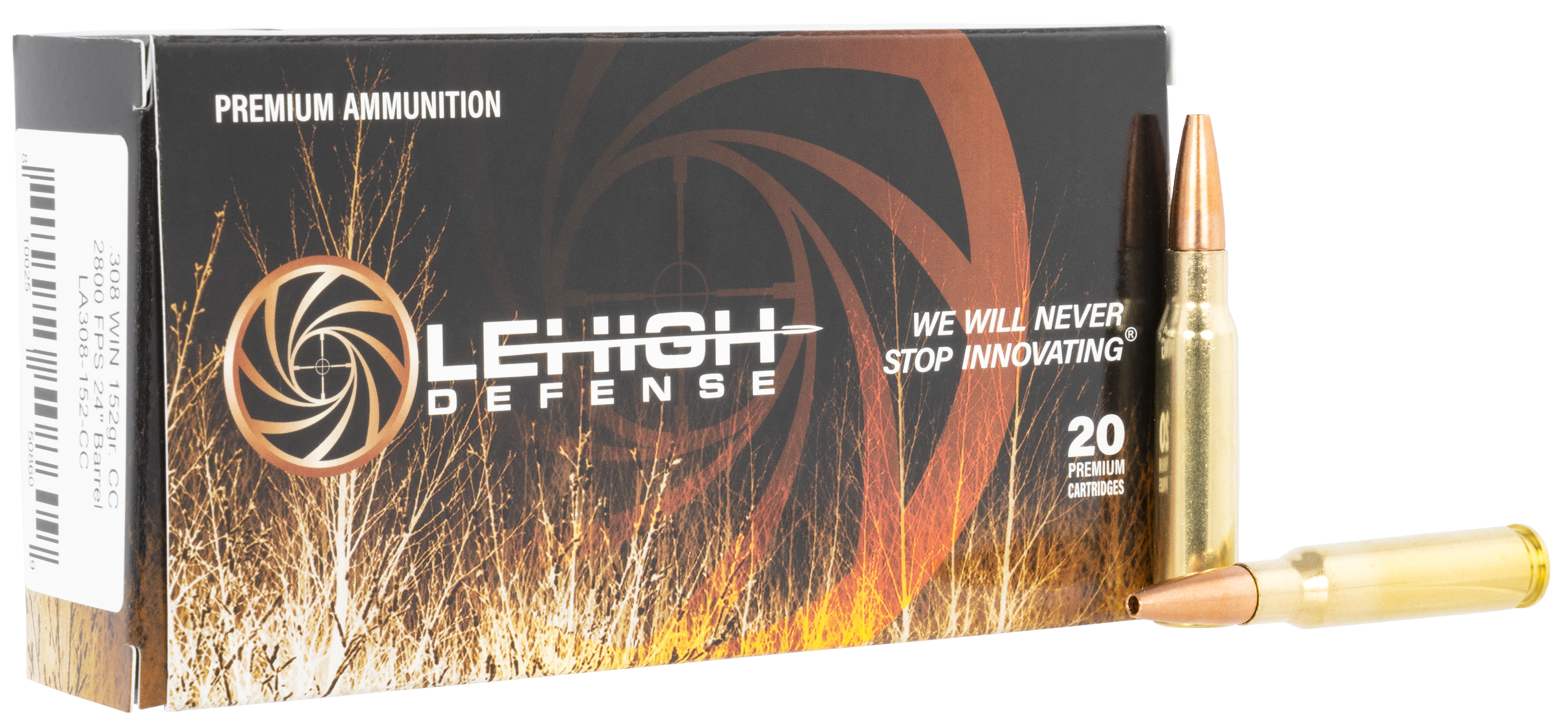 Lehigh Defense 308 Winchester 152 Grain Controlled Chaos (Box)