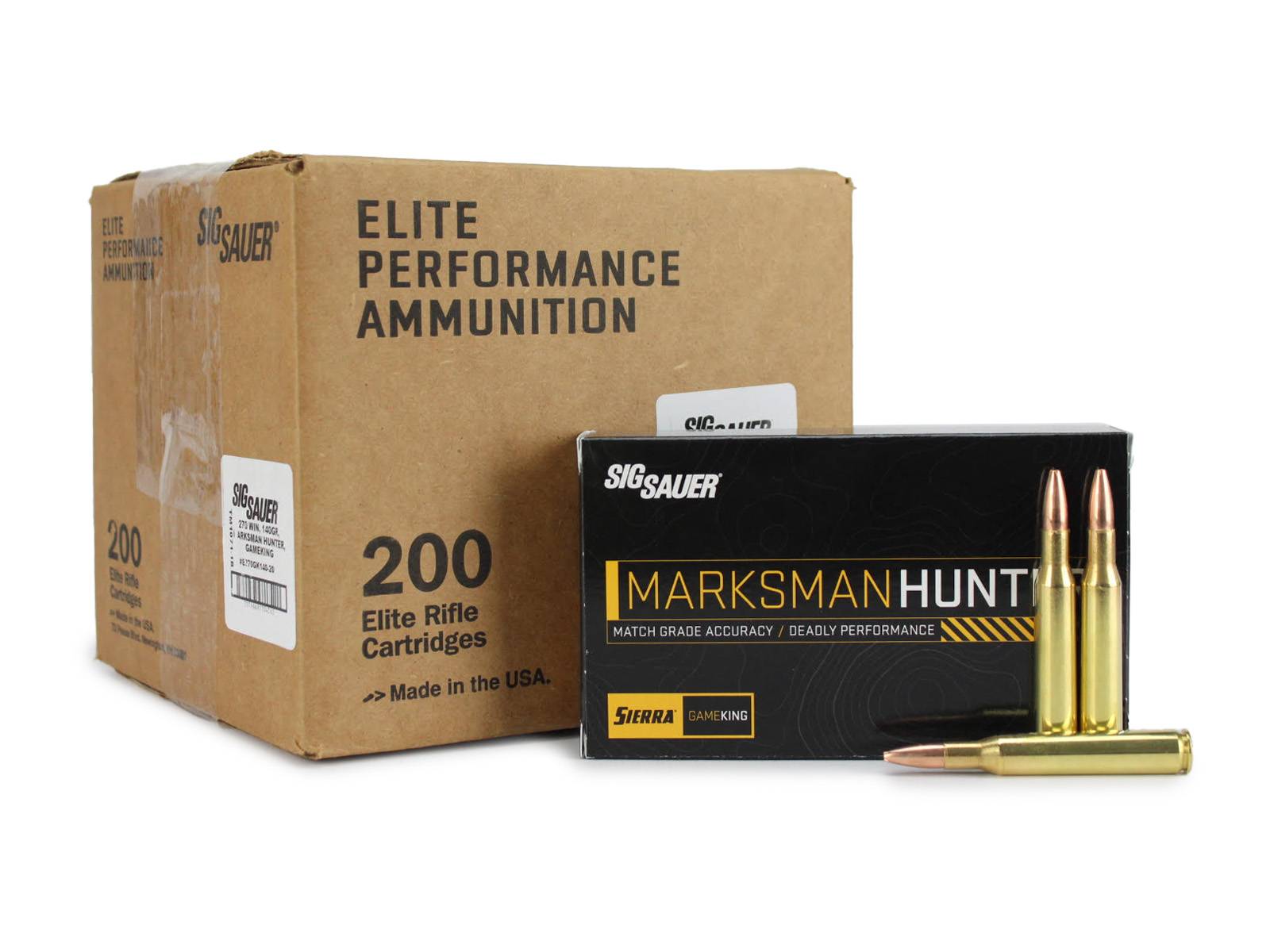 Sig Sauer Marksman Hunter 270 Win 140 Gr GameKing HPBT (Case)