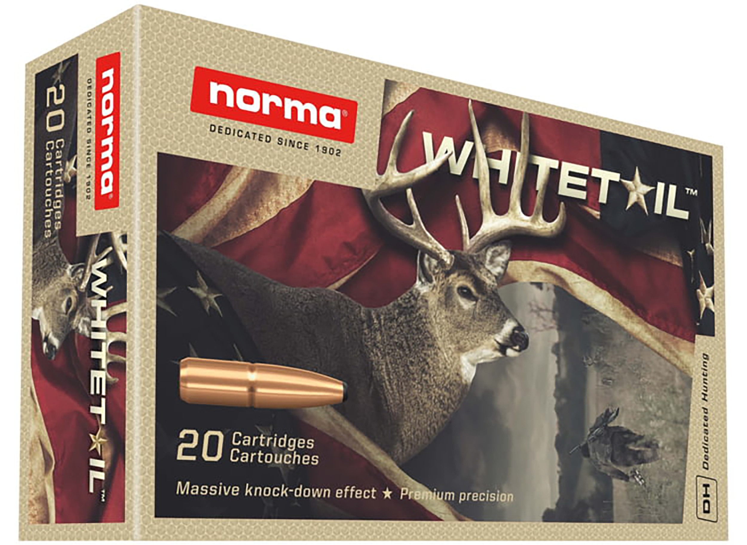 Norma Ammunition Dedicated Hunting 270 Win 130 Grain Pointed Soft Point (Box)