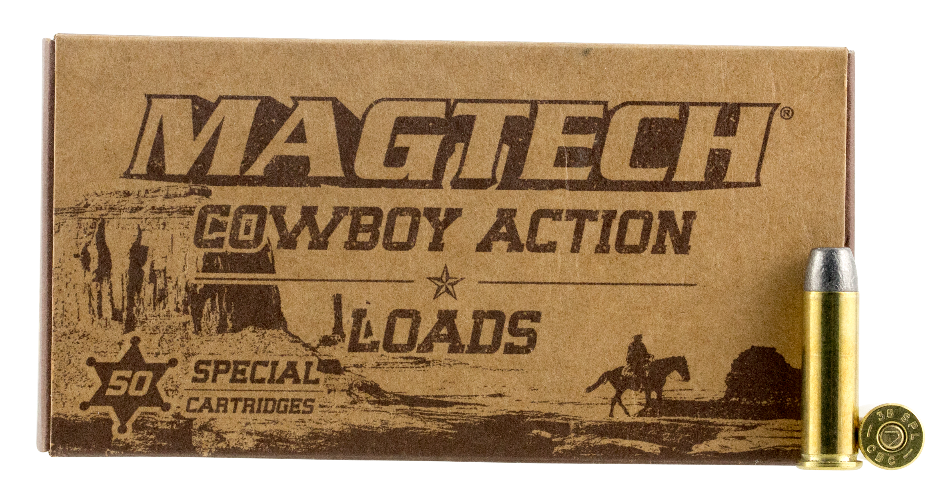 Magtech Cowboy Action 38 Special 125 Grain Lead Flat Nose 38U (Box)