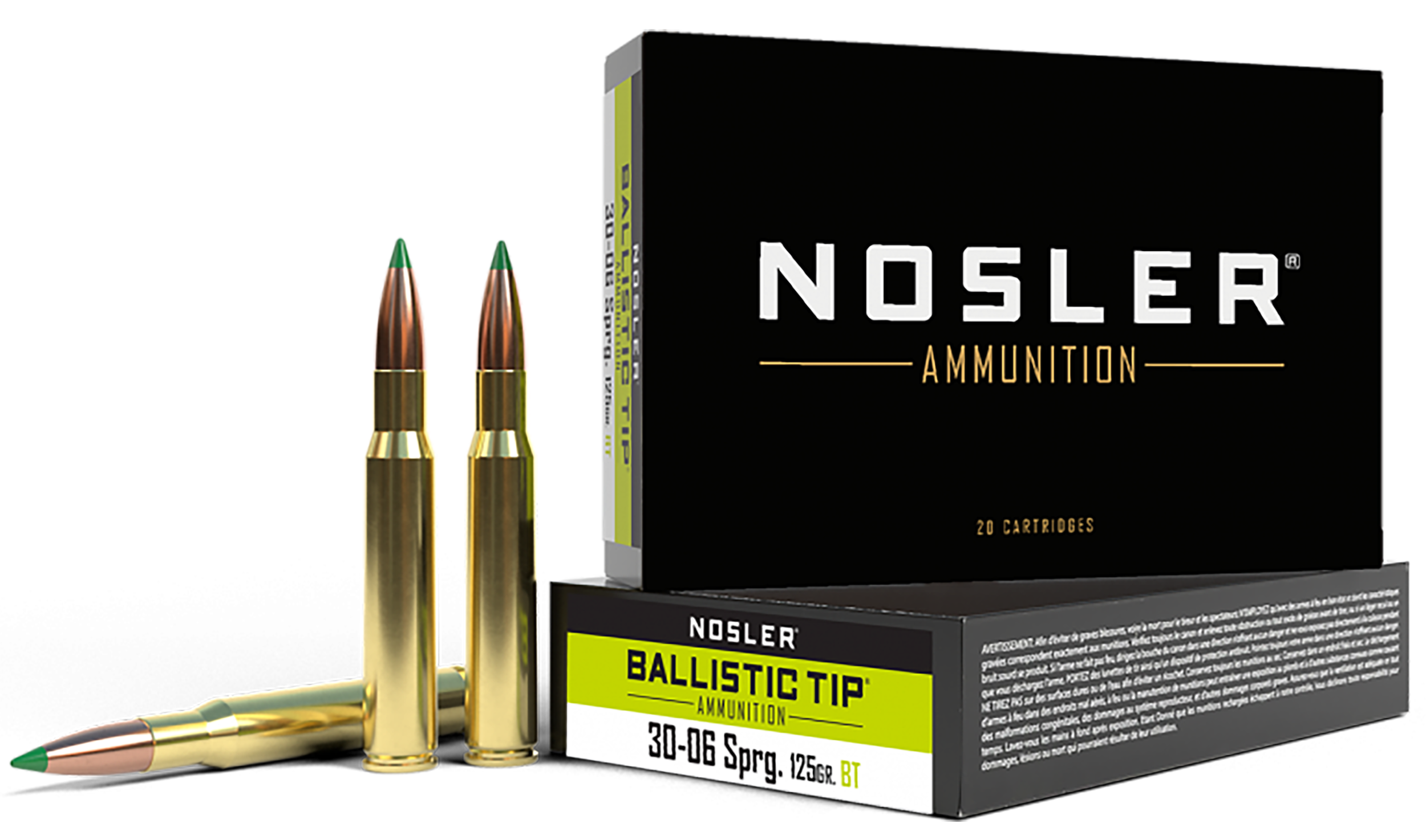 Nosler Ballistic Tip 30-06 Springfield 125 Grain Spitzer Ballistic Tip (Box)