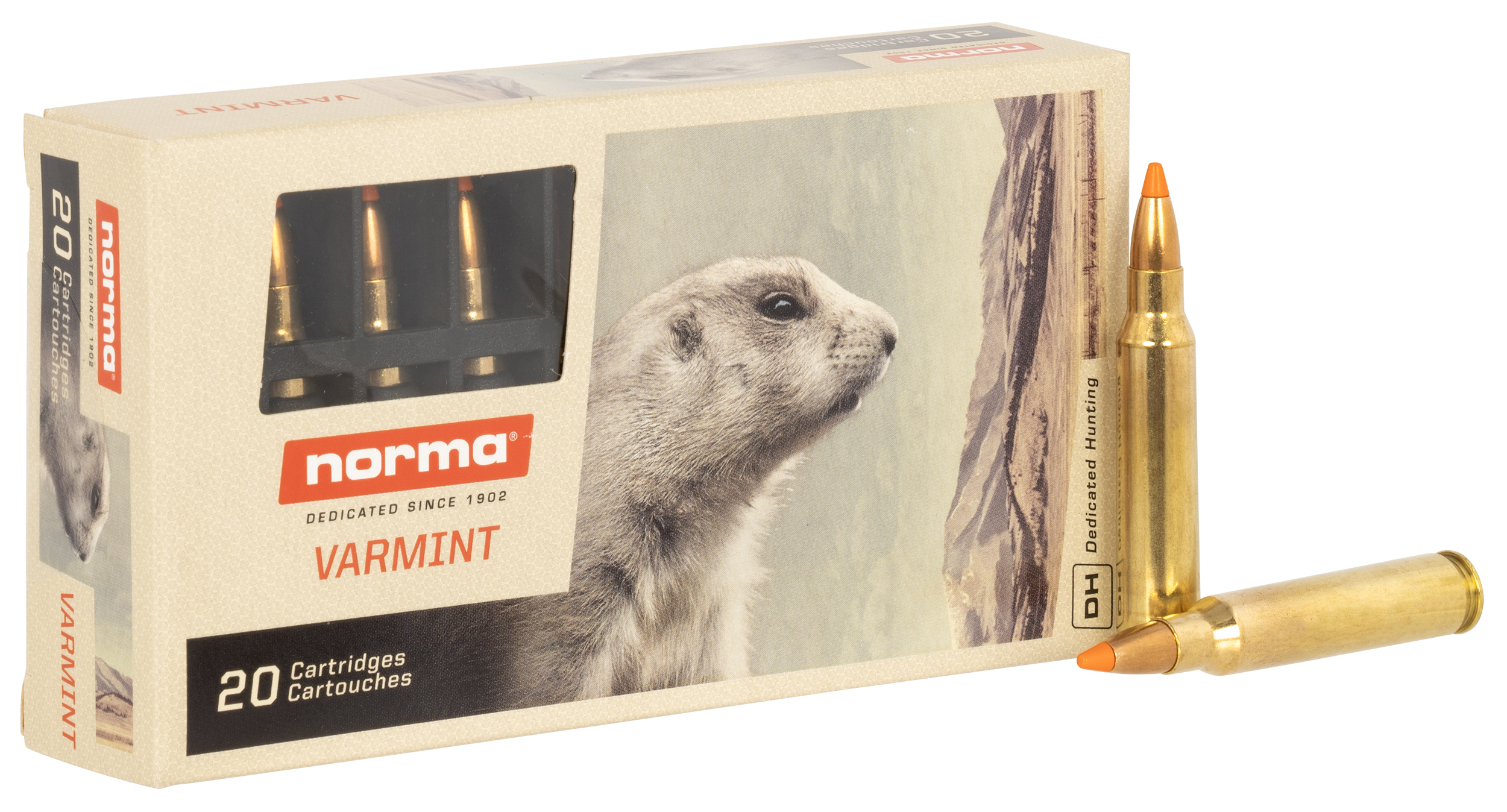 Norma Ammunition Dedicated Hunting .223 Remington 55 Gr Polymer Tip (Box)