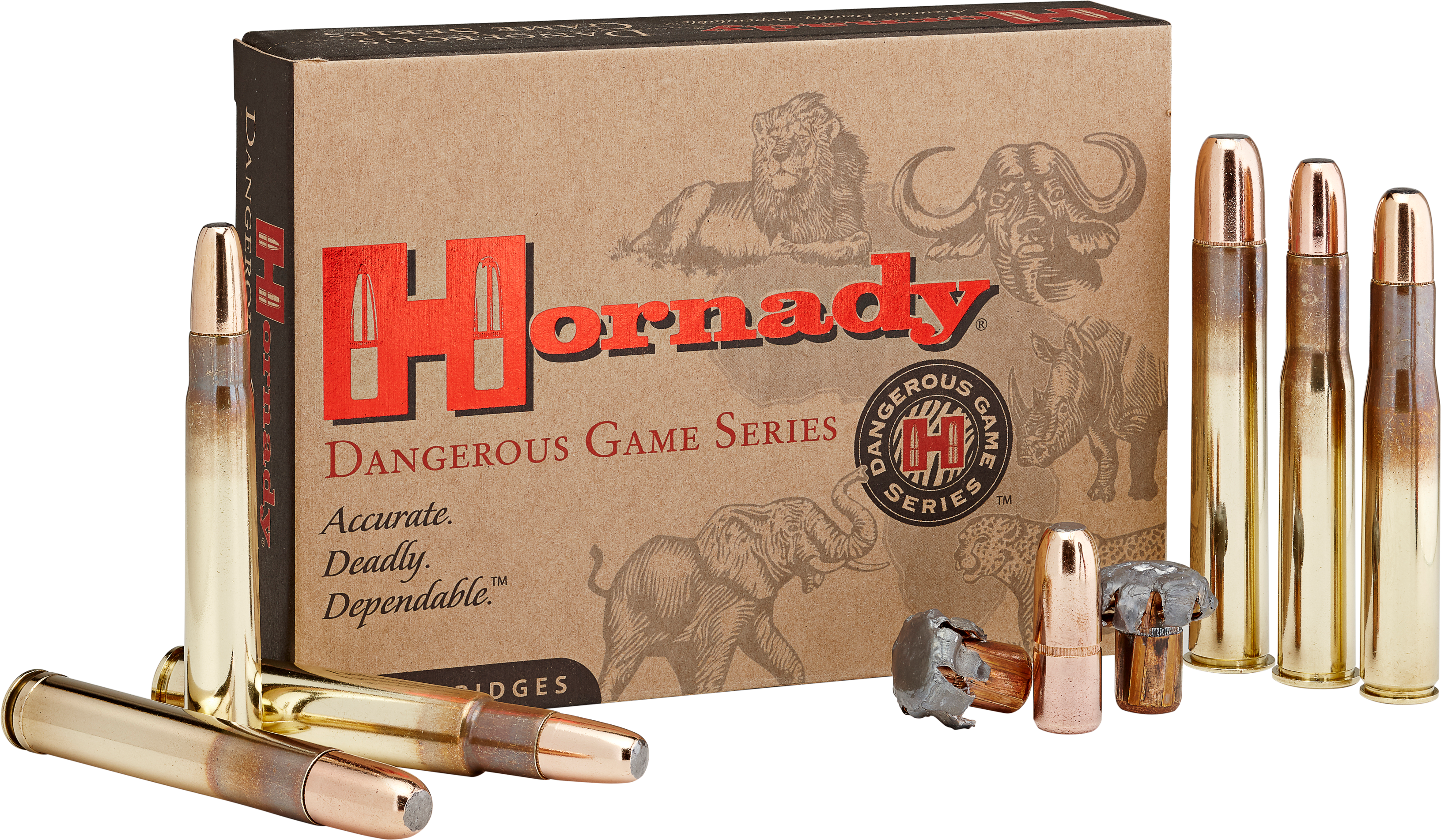 Hornady Dangerous Game 500 Nitro Express 570 Grain DGX Bonded (Box)