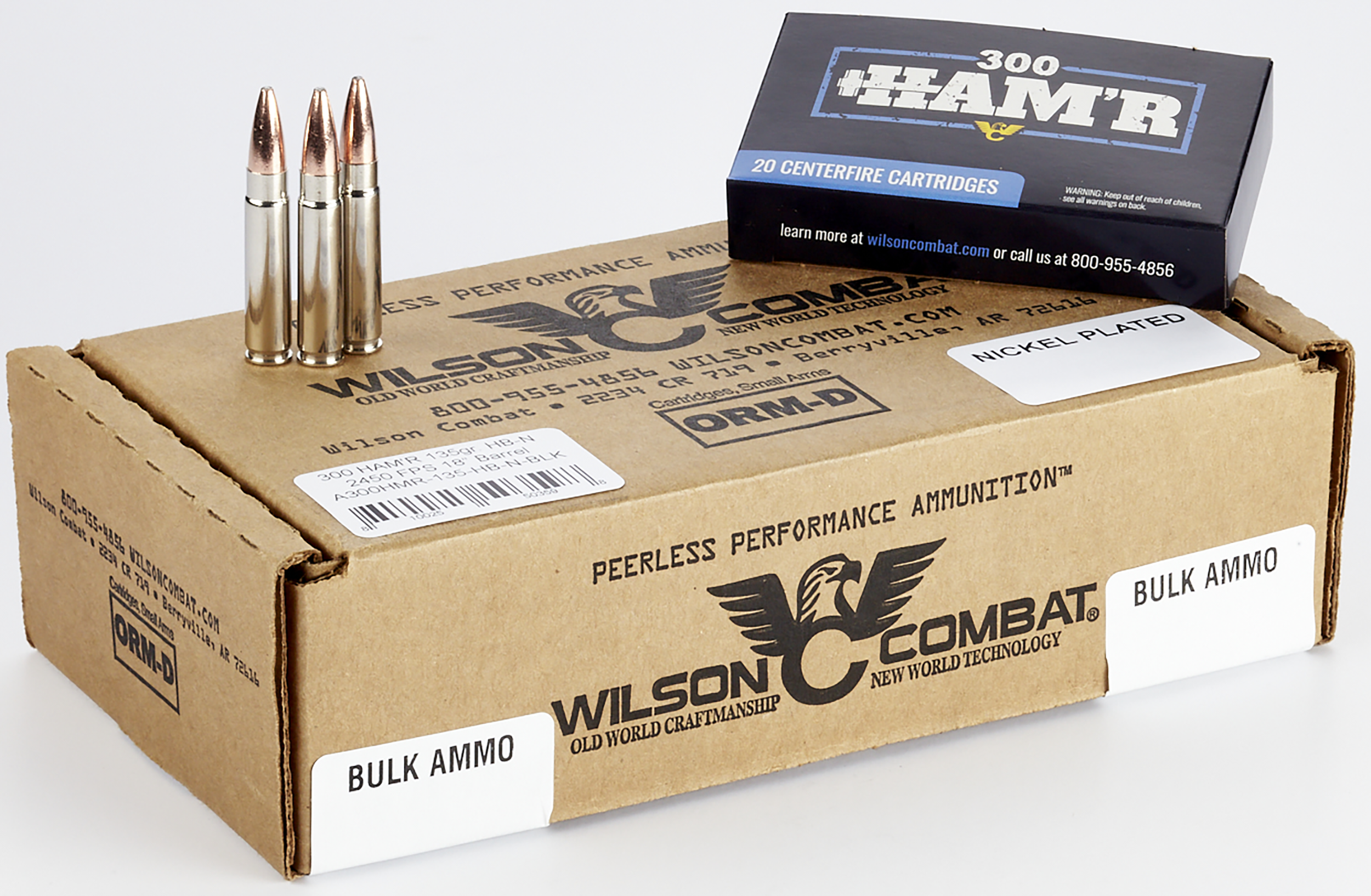 Wilson Combat Centerfire Rifle 300 HAM'R 135 Grain Speer HAM'R Bonded (Box)