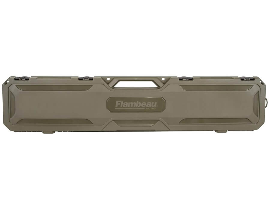Flambeau Outdoors Safe Shot Foam-Padded 50 Rifle Case (Olive Green)