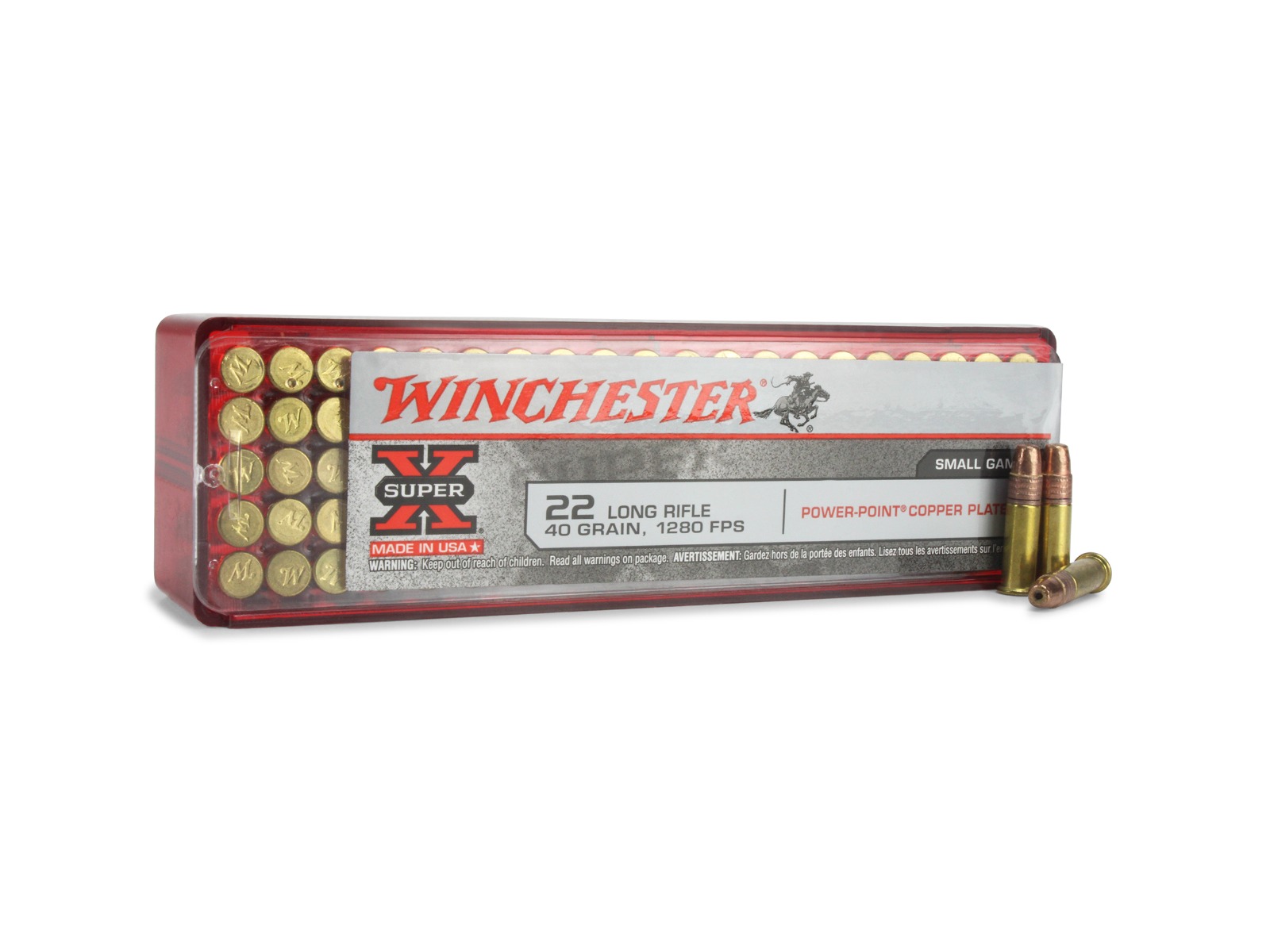Winchester Super X 22 LR 40 Grain PPCP (Box)