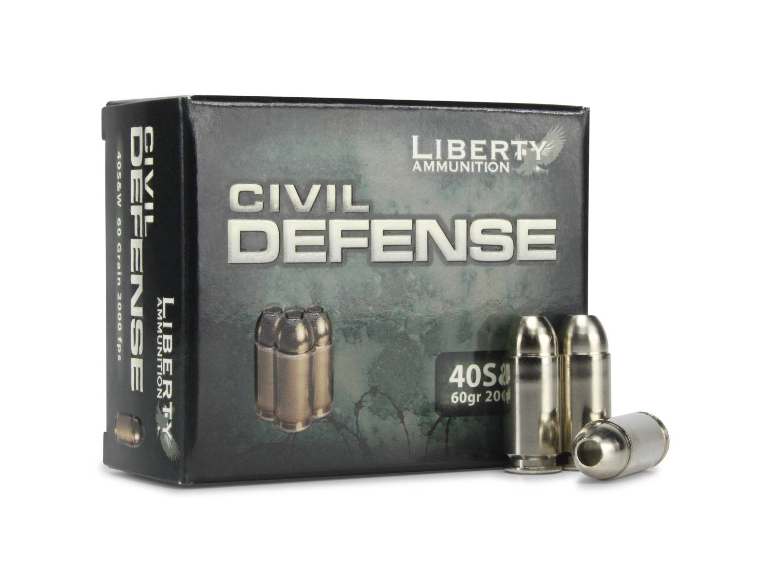Liberty Civil Defense .40 S&W 60 Gr HP (Box)